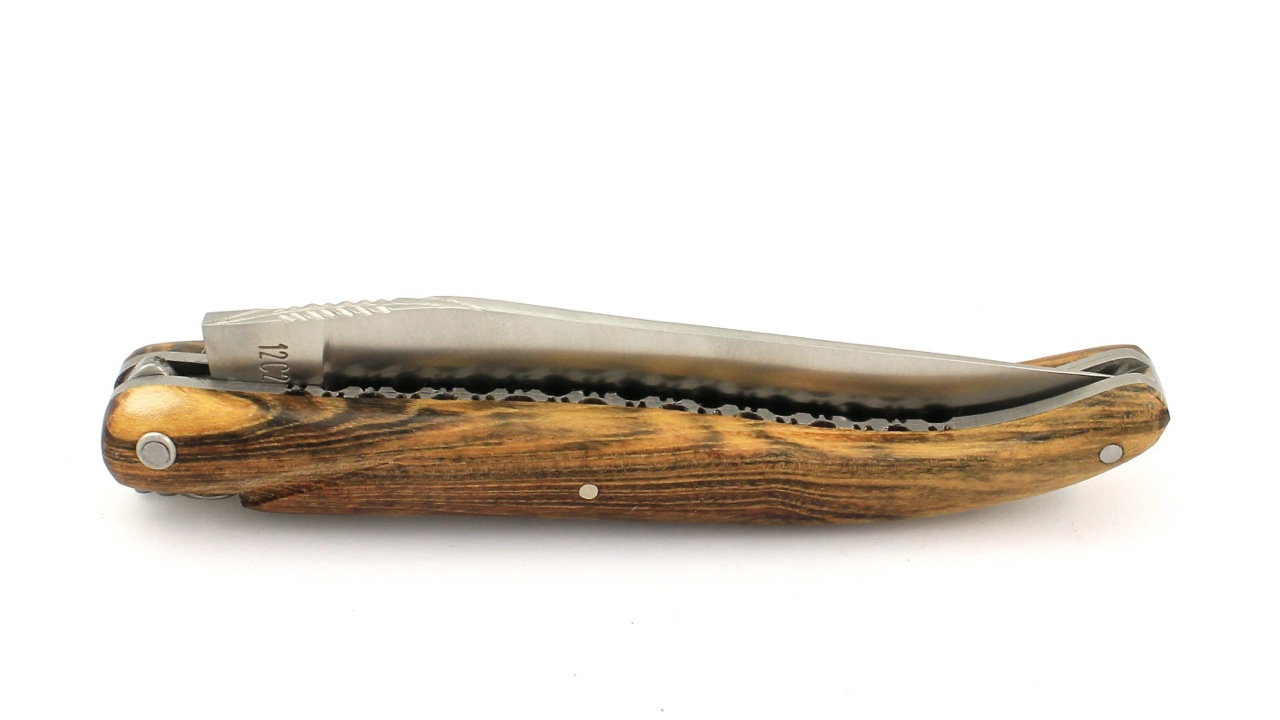 Laguiole en Aubrac Pistazie massiv Doppelplatine 12 cm