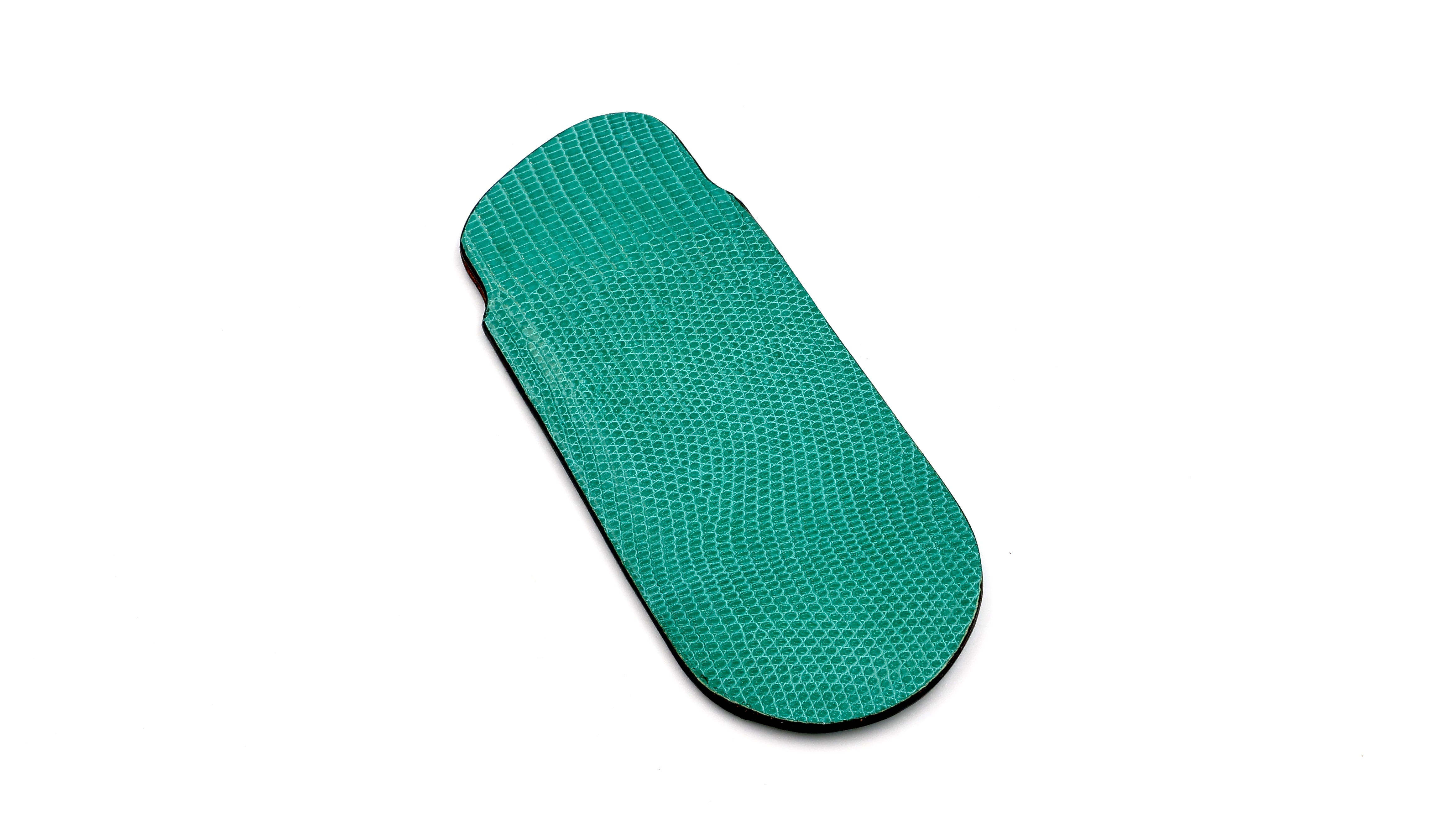 Atelier N°7 Stecketui Echsenleder türkisgrün 14,5 cm      