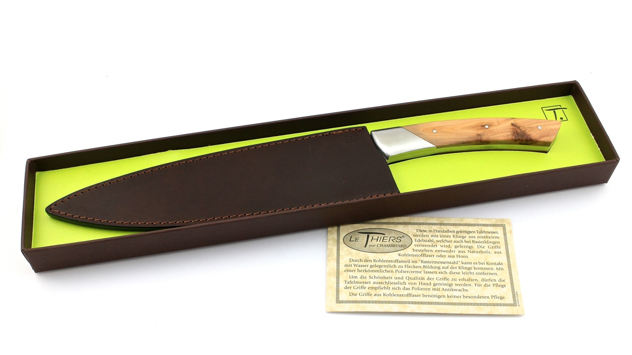 Chambriard-Chef-GEI Chambriard Thiers Chief knife 20 cm TG1 Juniper Grands Gourmets