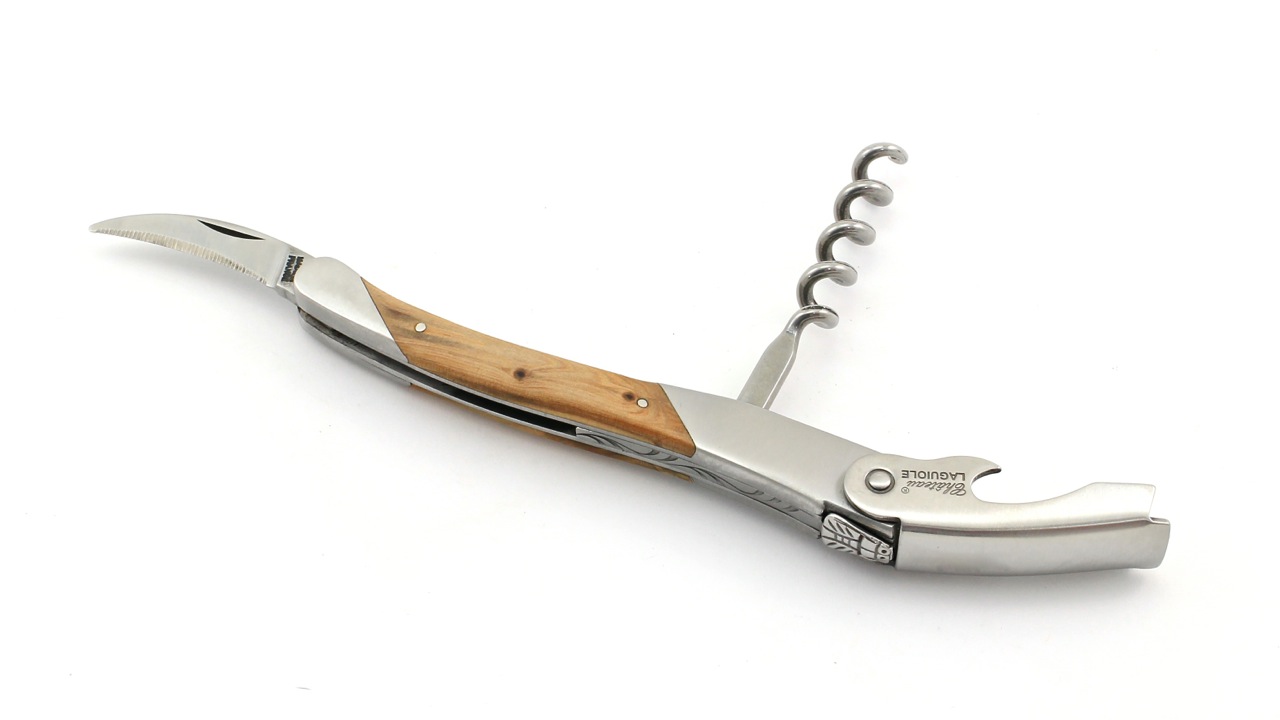 Château Laguiole wine opener GRAND CRU juniper wood