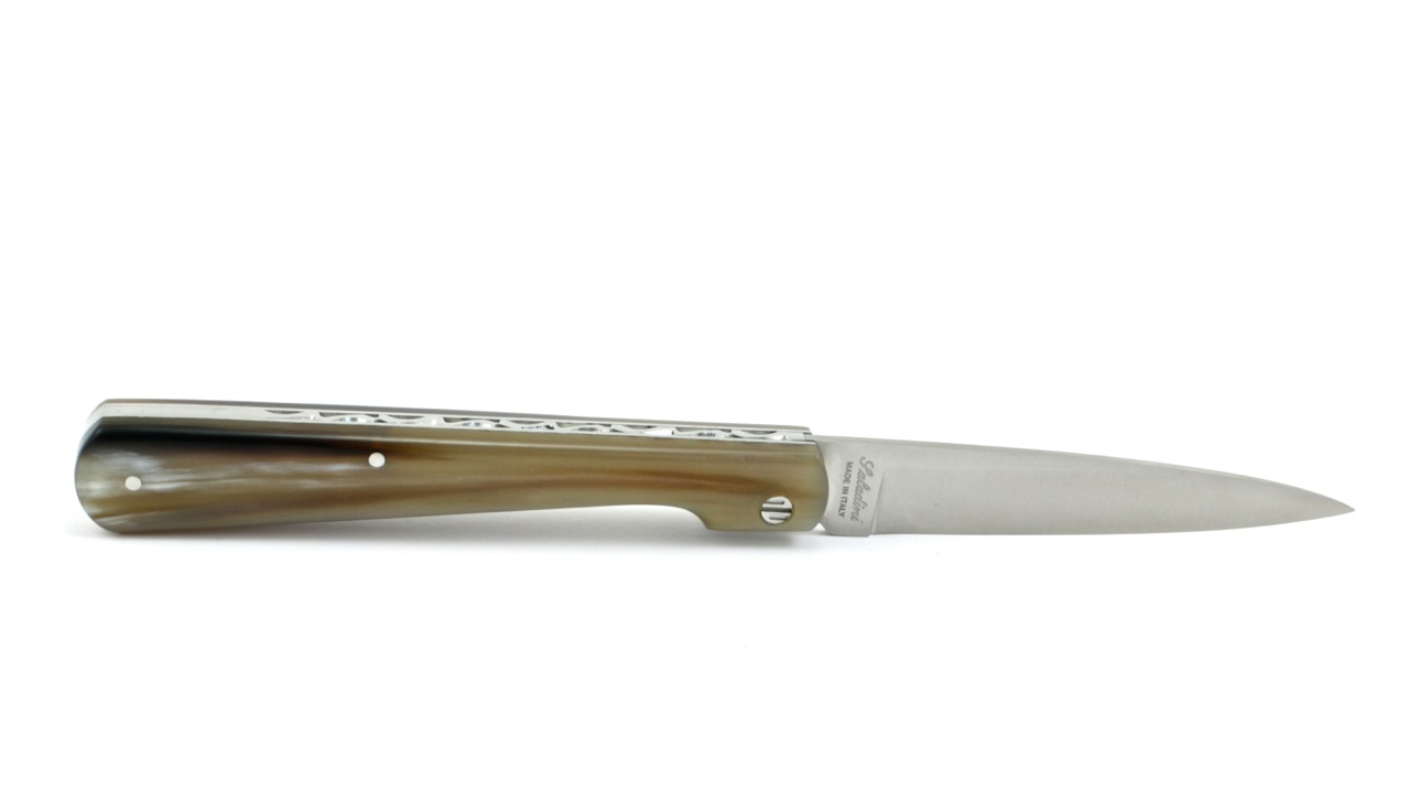 Saladini knife VENDETTA horntip full handle
