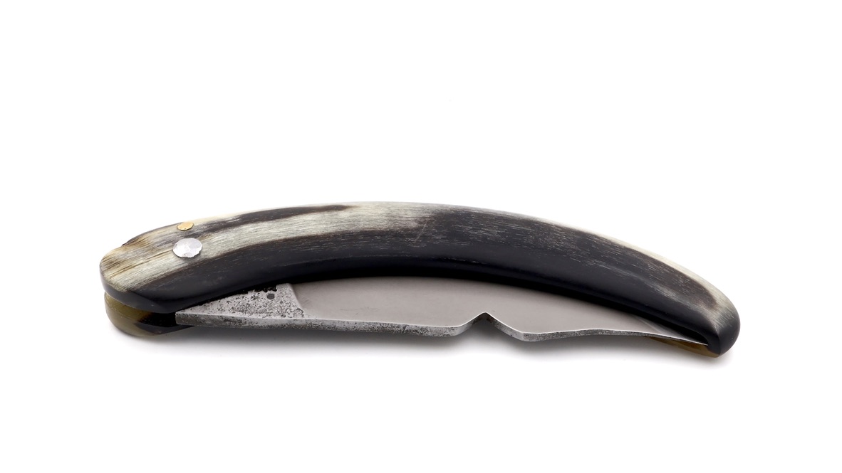 Coutellerie du Lotus Cornicciolu Widderhorn matt korsisches Hirtenmesser 12,5 cm  