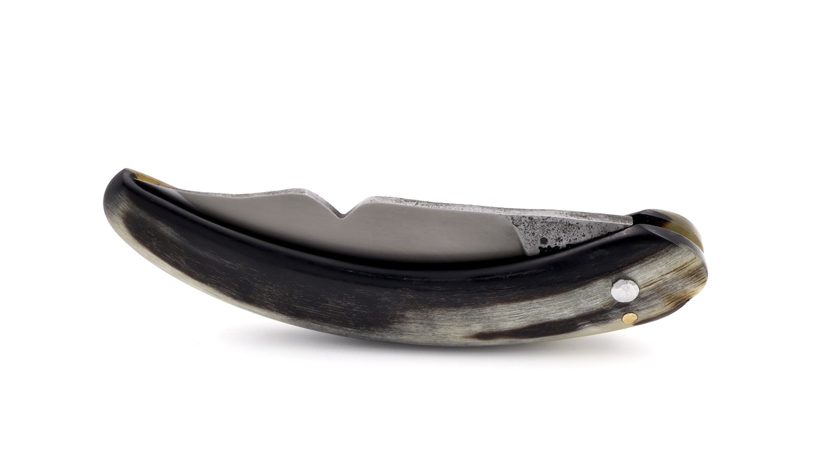 Coutellerie du Lotus Cornicciolu Widderhorn matt korsisches Hirtenmesser 12,5 cm  
