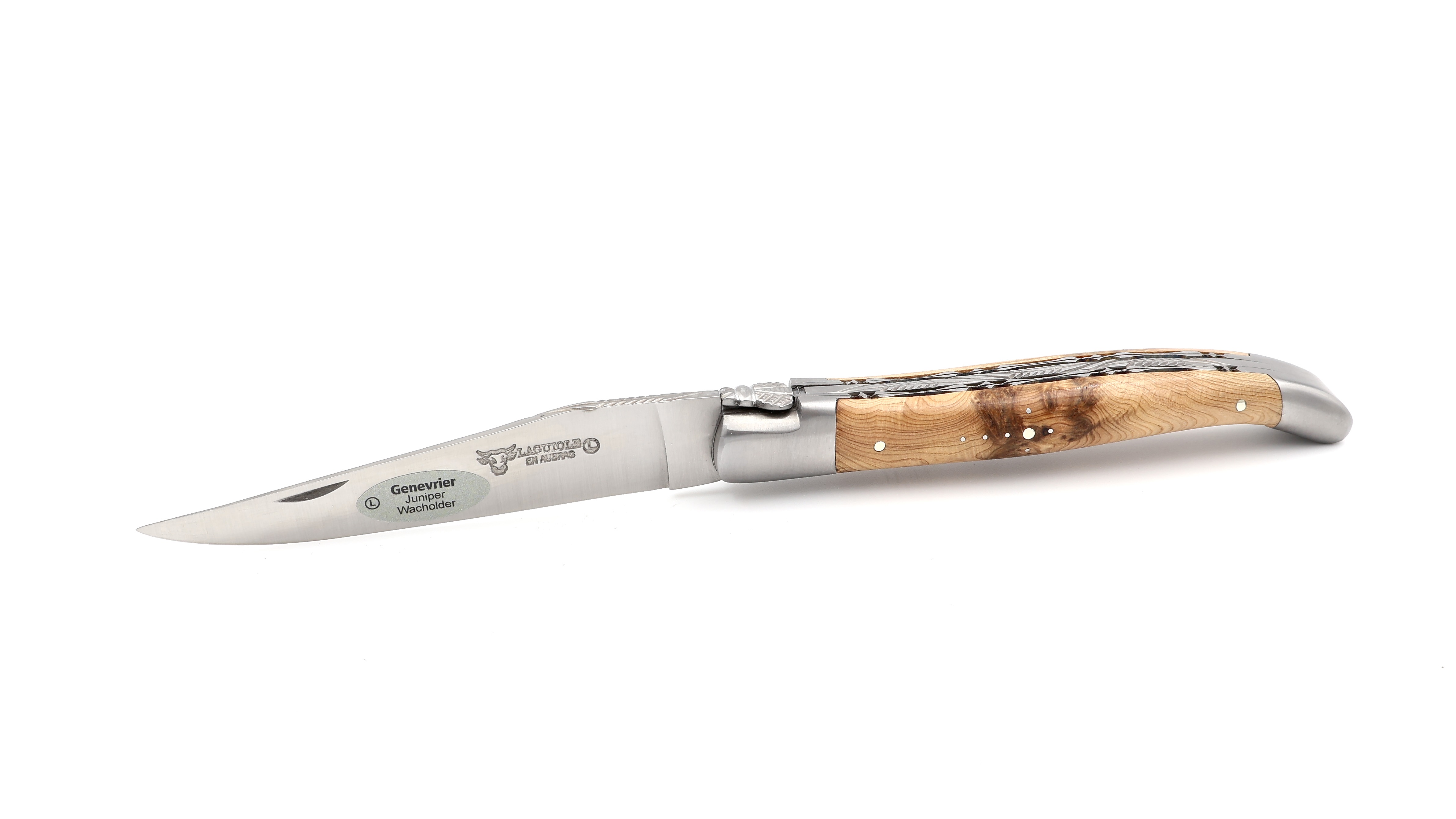 Laguiole en Aubrac Wacholder Doppelplatine 12 cm