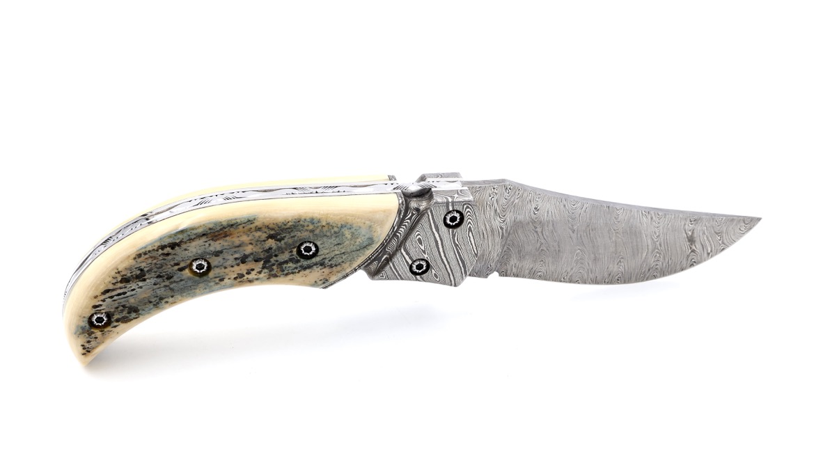 Coutellerie du Lotus Mammutkruste Explosions Damast 11 cm
