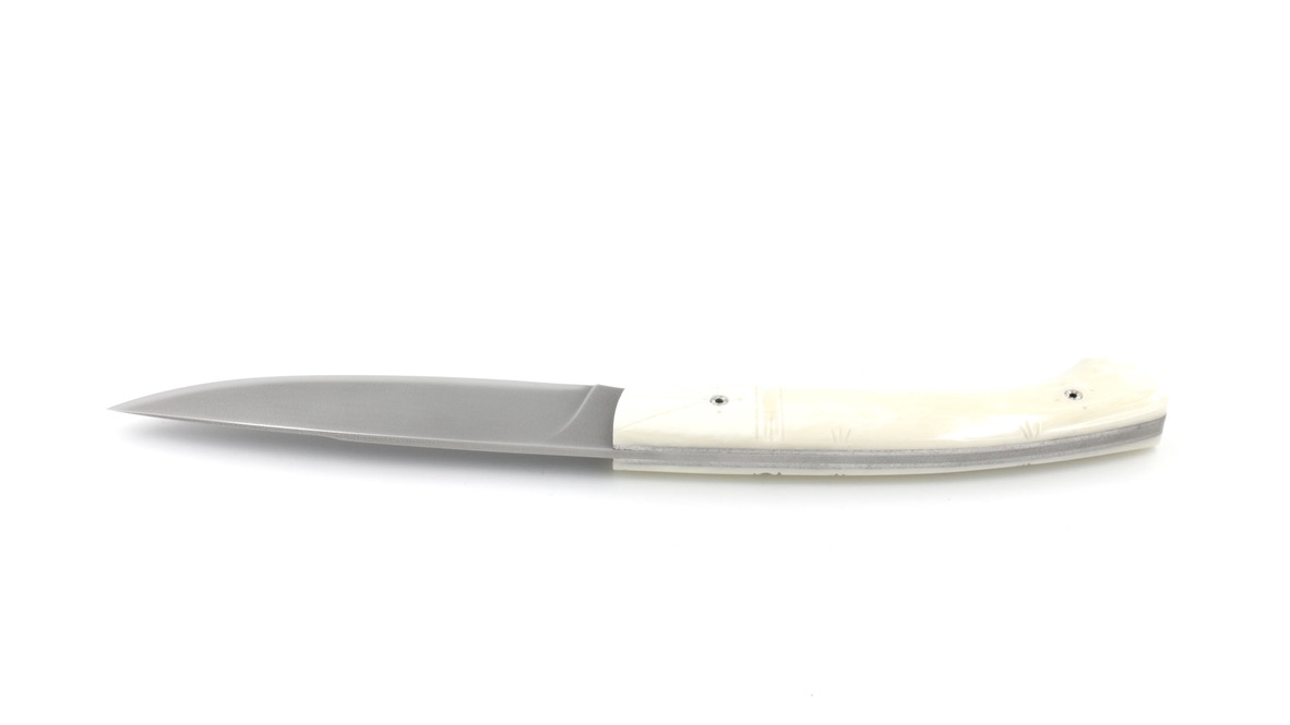 Manu Laplace Tafelmesser 1515 Inuit Rentierknochen