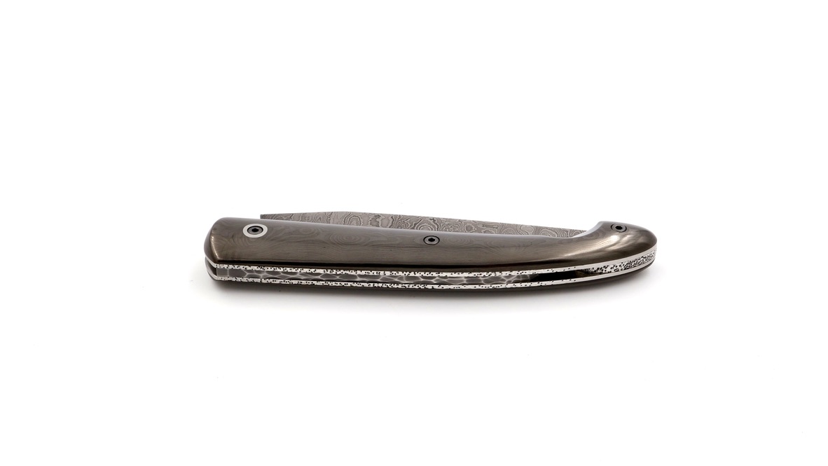 Atelier Odae Le PASSAGER carbonfiber damascus blade