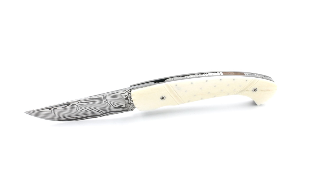 MANU LAPLACE 1515 INUIT CLOUTÉ Rentierknochen Damast 
