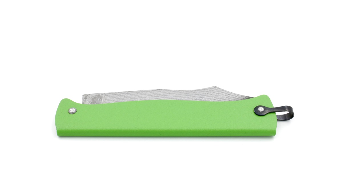 Cognet DOUK-DOUK knife 11 cm TAKEFU VG10 damascus green