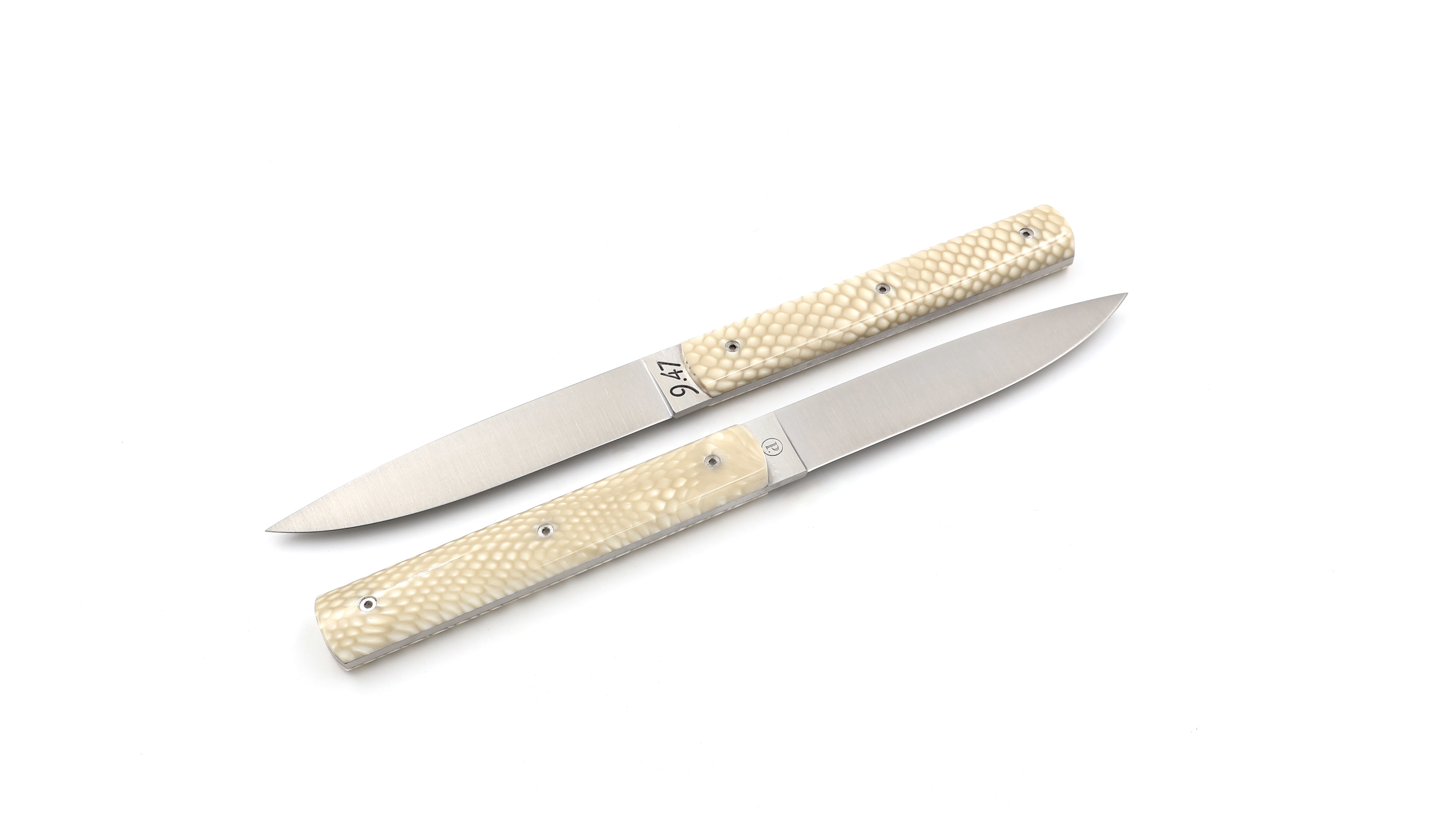 PERCEVAL 9.47 Steak knives JUMA® ivory snakeskin 2-tlg., 4-tlg. oder 6-tlg  PERCEVAL 9.47 Steak knives JUMA® ivory snakeskin 2-tlg., 4-tlg. oder 6-tlg