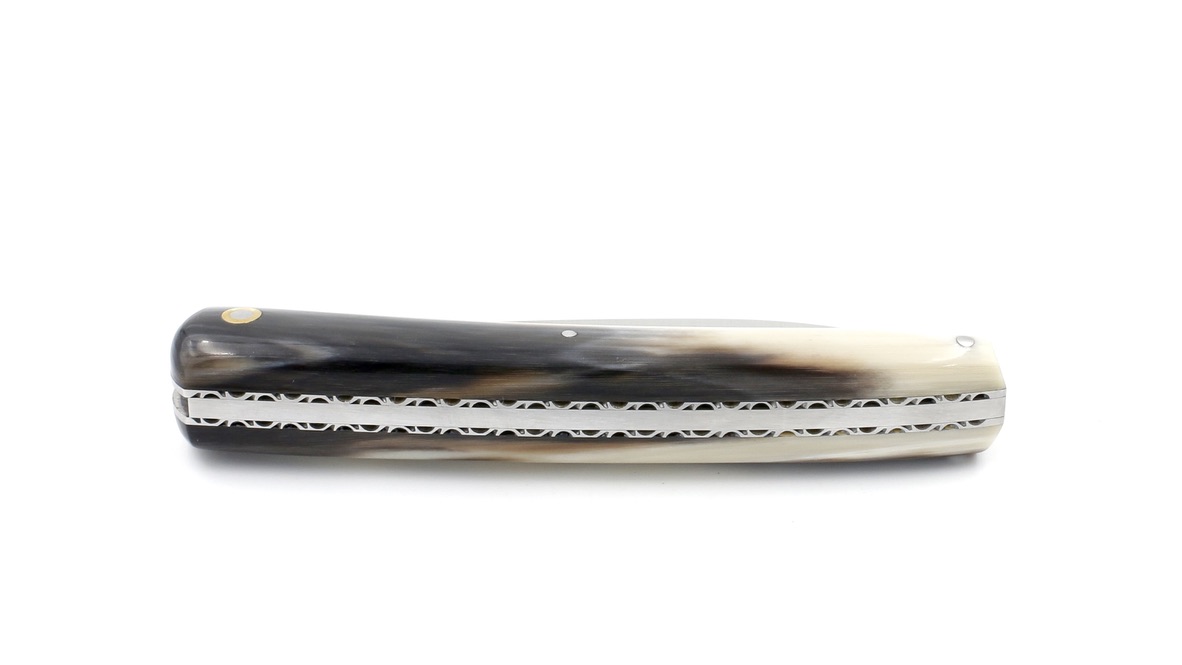 Liadou du Vallon® Winzermesser Hornspitze guillochiert 12 cm