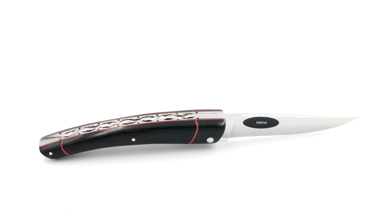 ARBALETE G. David  Thiers knife doubleplates ebony