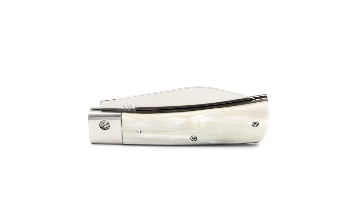 Saladini knife MUGELLANO linerlock ox horn