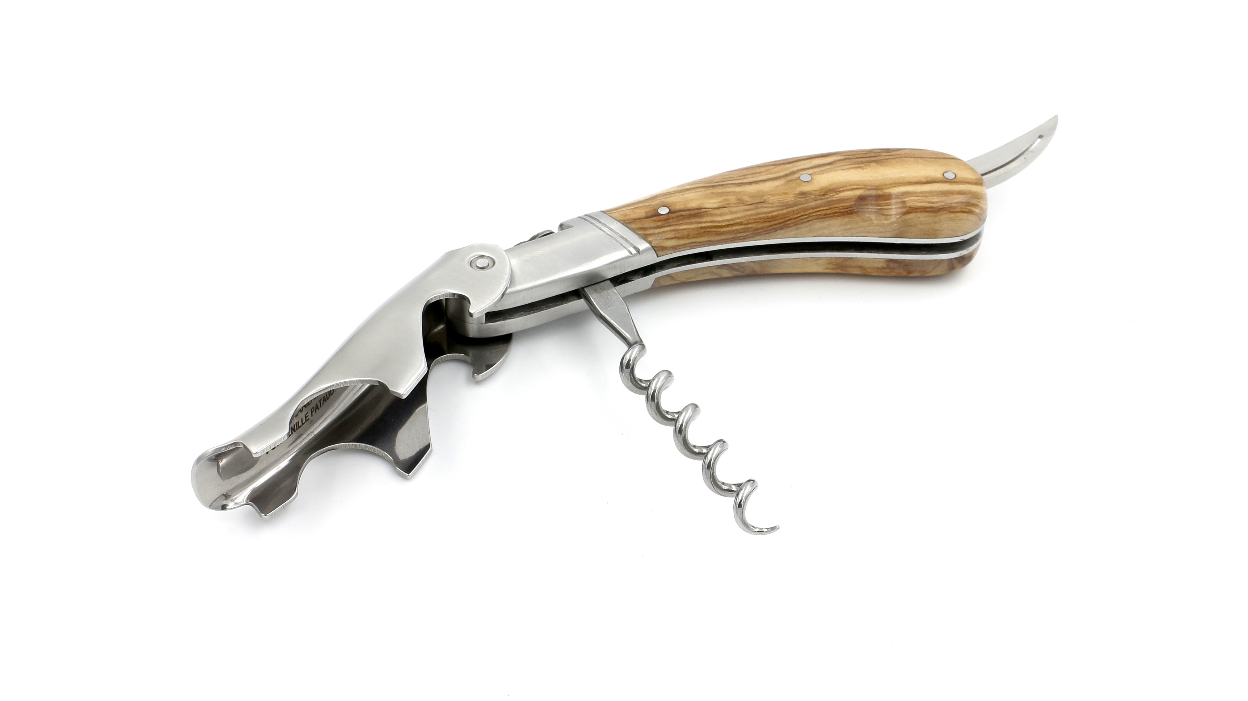 Fontenille Pataud Laguiole MAGNUM Sommelier knife olive wood