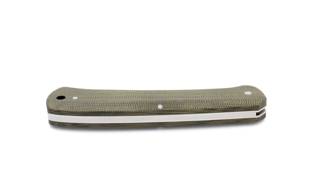 OTTER FINN green micarta 