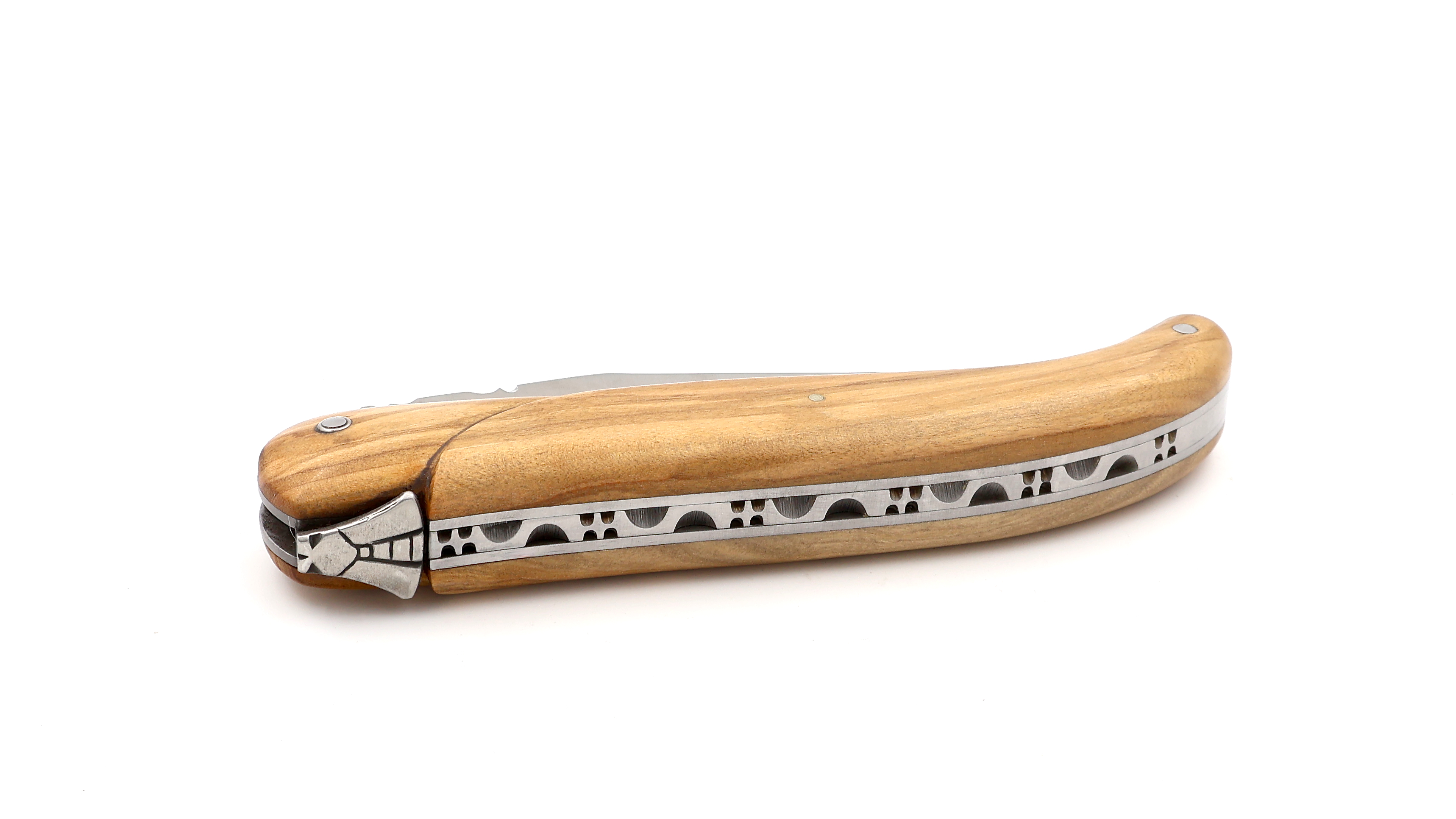 Laguiole en Aubrac Laguiole hunting knife 14 cm olive wood