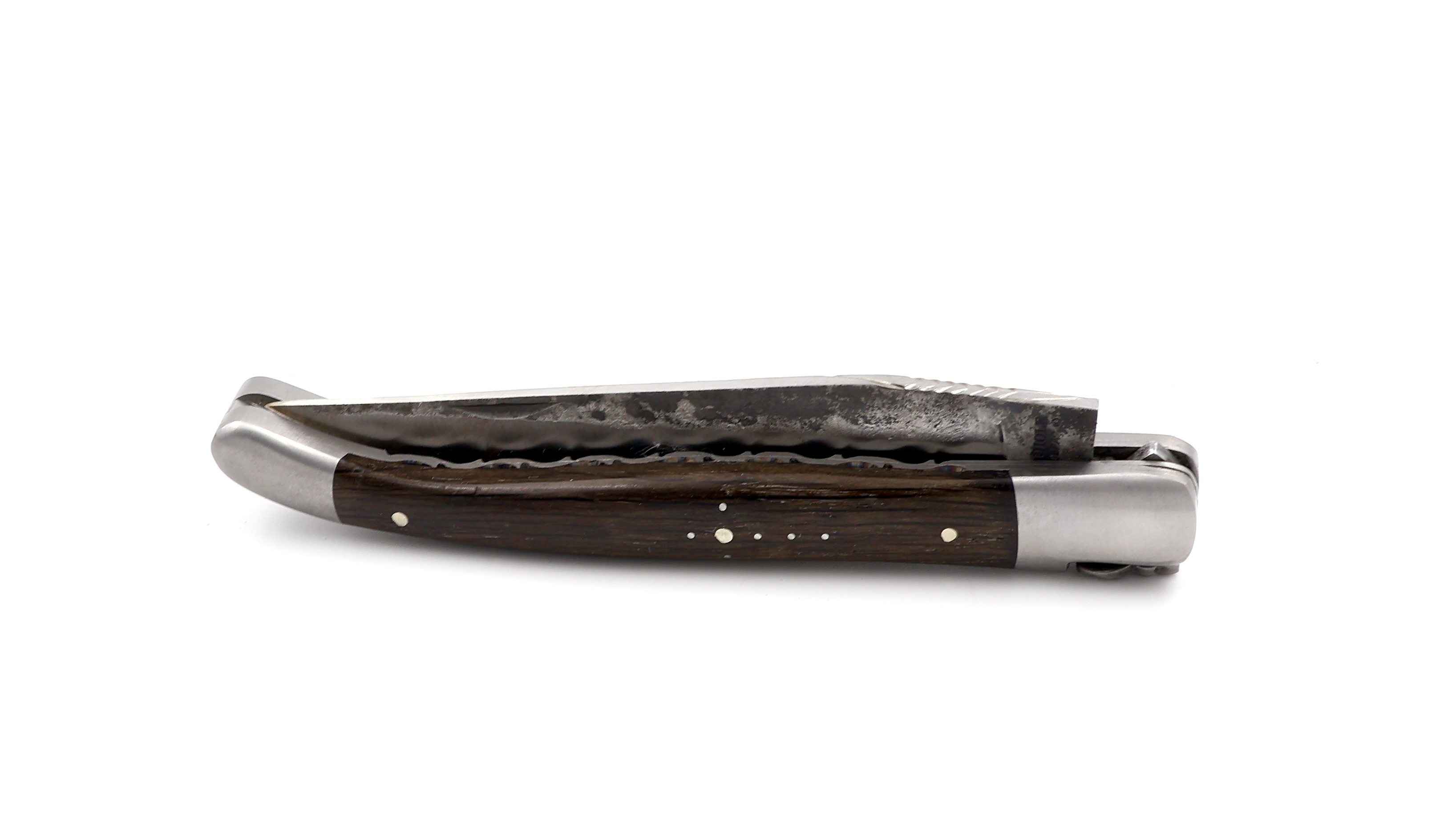 Laguiole en Aubrac Brut de Forge Mooreiche Doppelplatine 12 cm