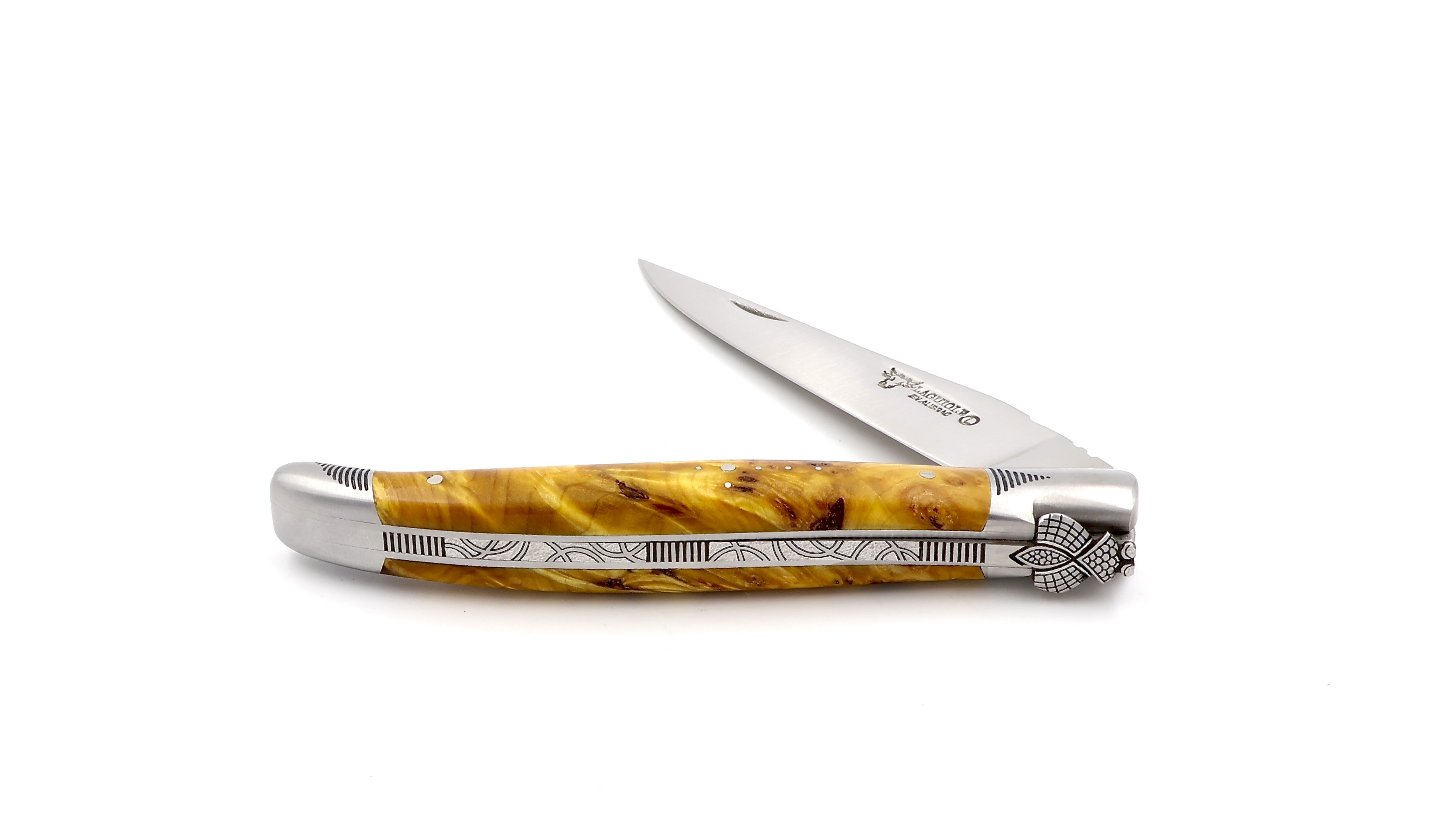 Meisterstück Laguiole en Aubrac Pappel Wurzelholz 12 cm 