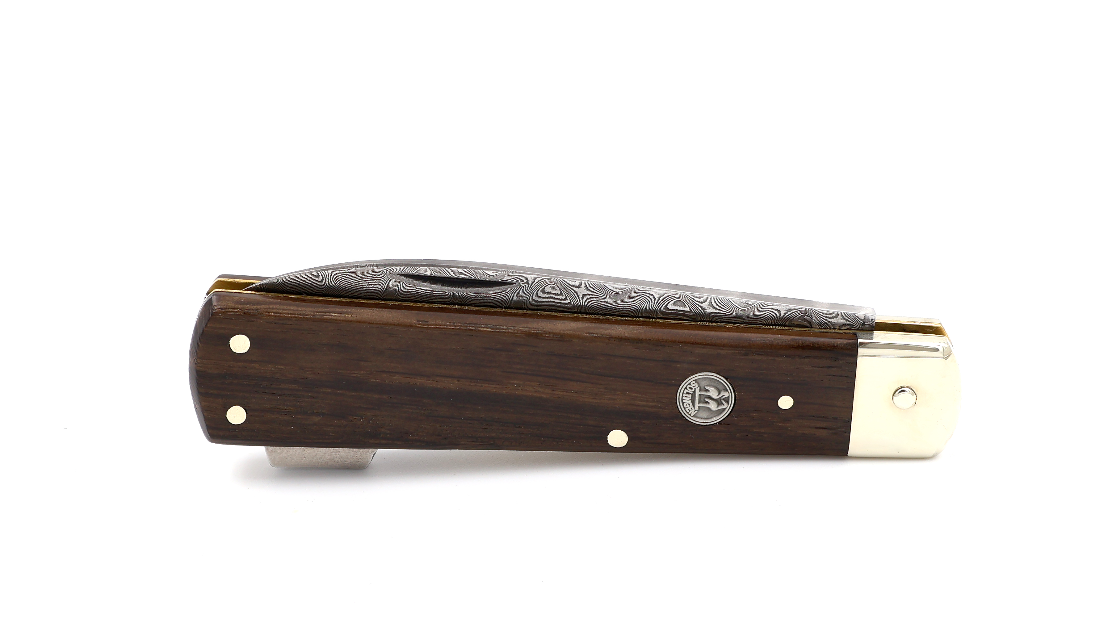 Robert Klaas knife bog oak DSC Damascus