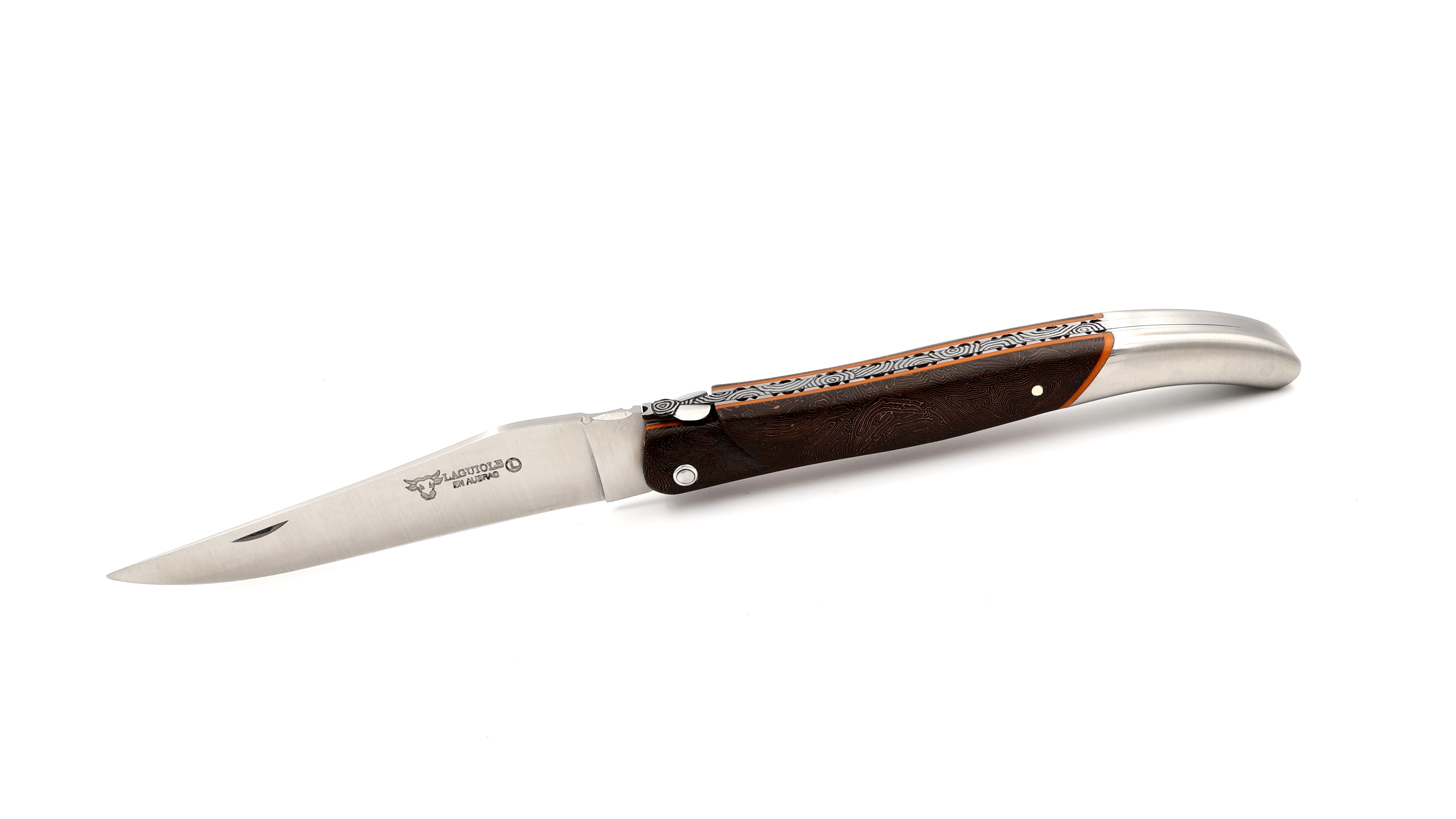 Meisterstück Laguiole en Aubrac FATCarbon Space Coral 12 cm   Meisterstück Laguiole en Aubrac FATCarbon Space Coral 12 cm