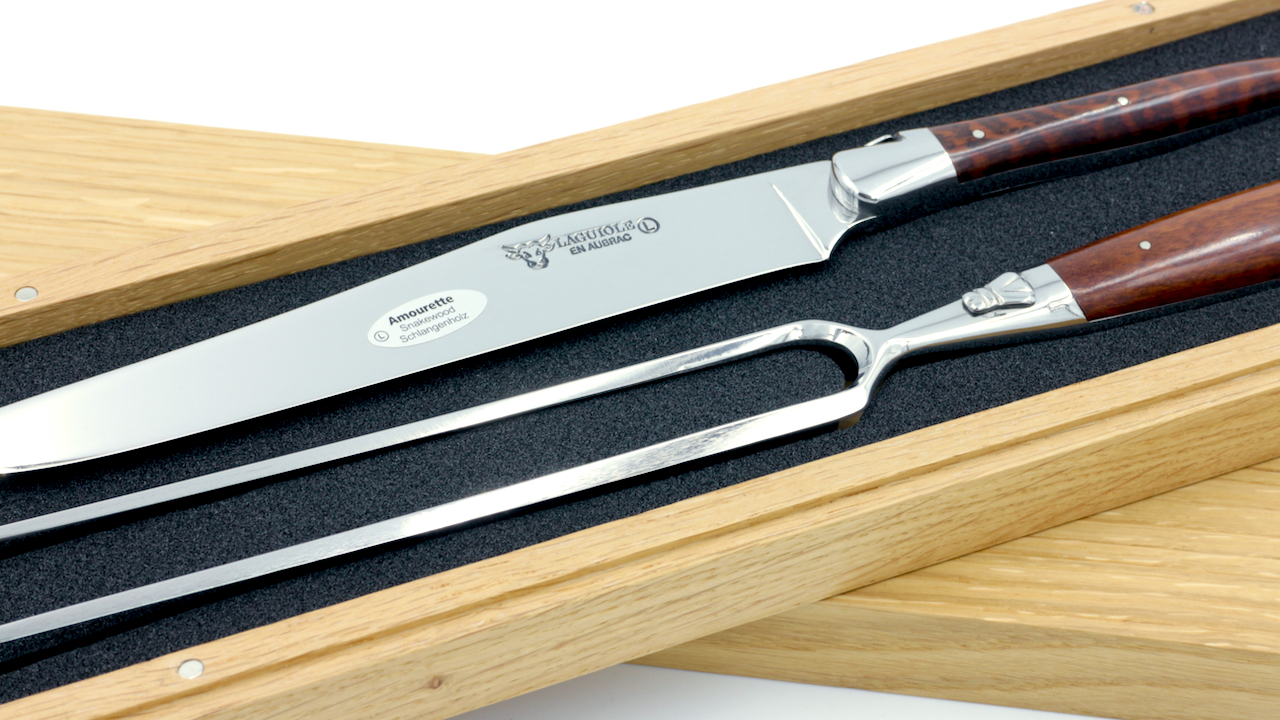 Laguiole en Aubrac Tranchier-Besteck CHEF Amourette 2-teilig