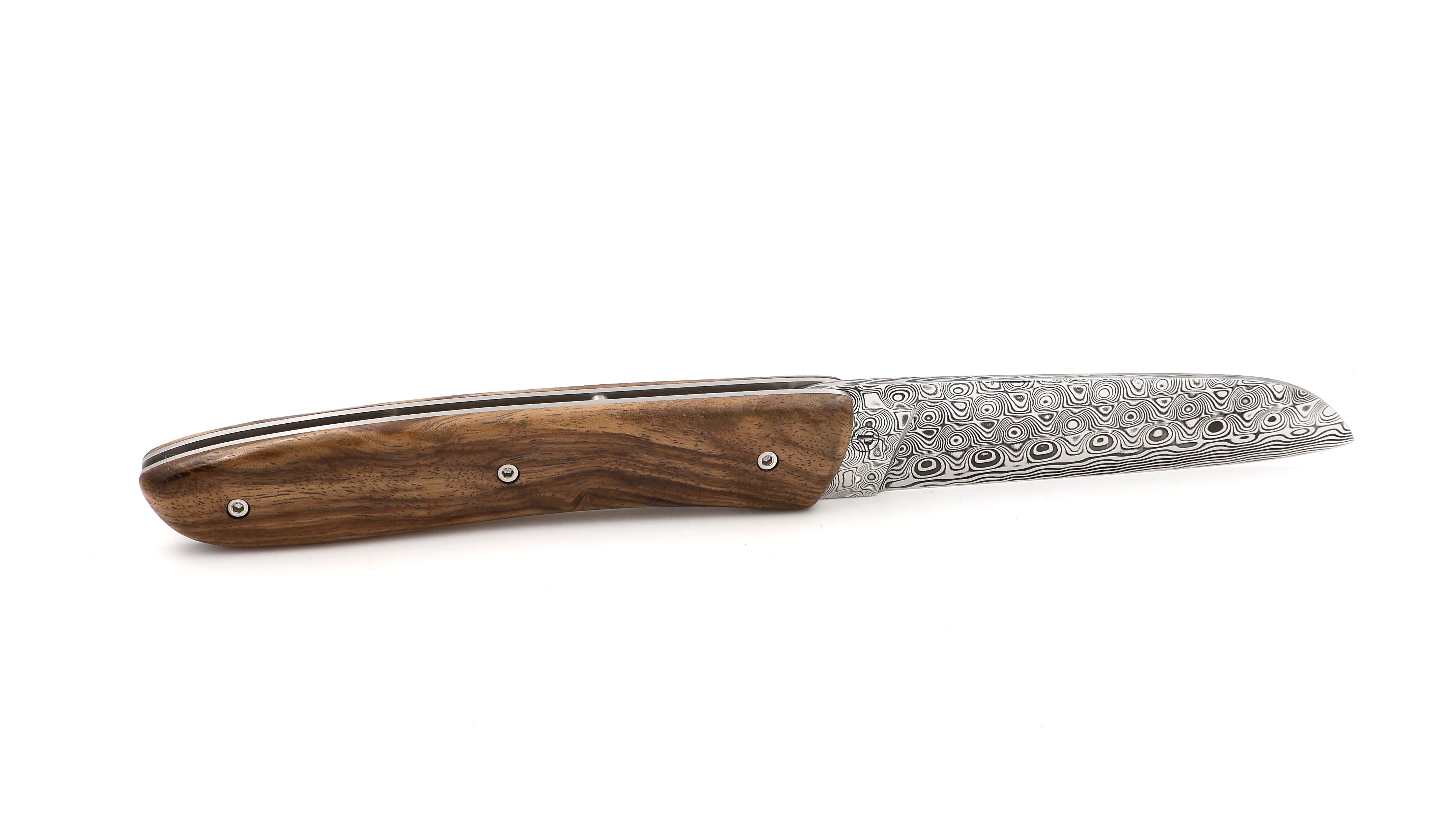 PERCEVAL L08 damascus walnut brulwood