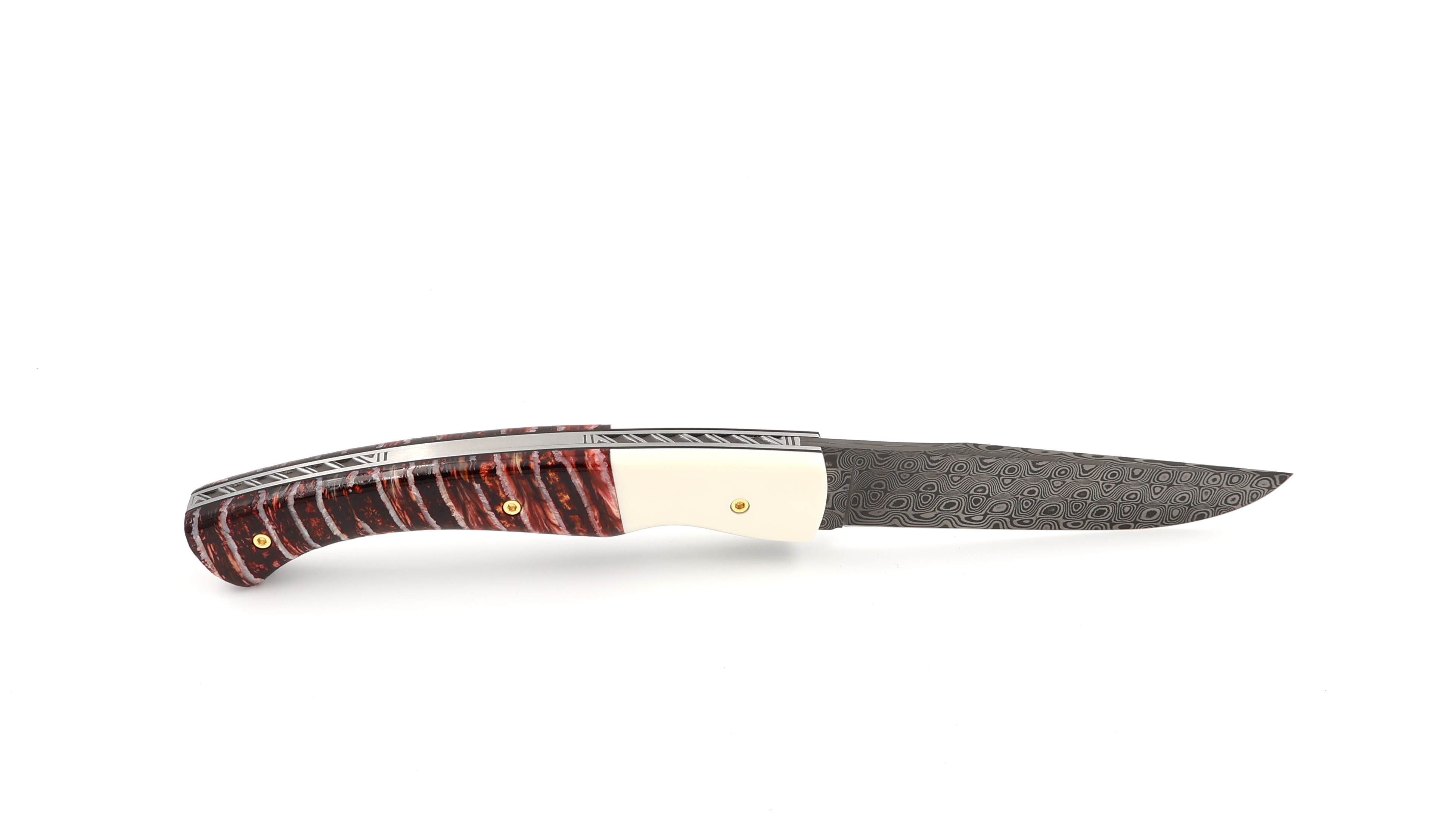 KLEOS Taschenmesser LYKOS Mammut-Backenzahn Rosendamast 