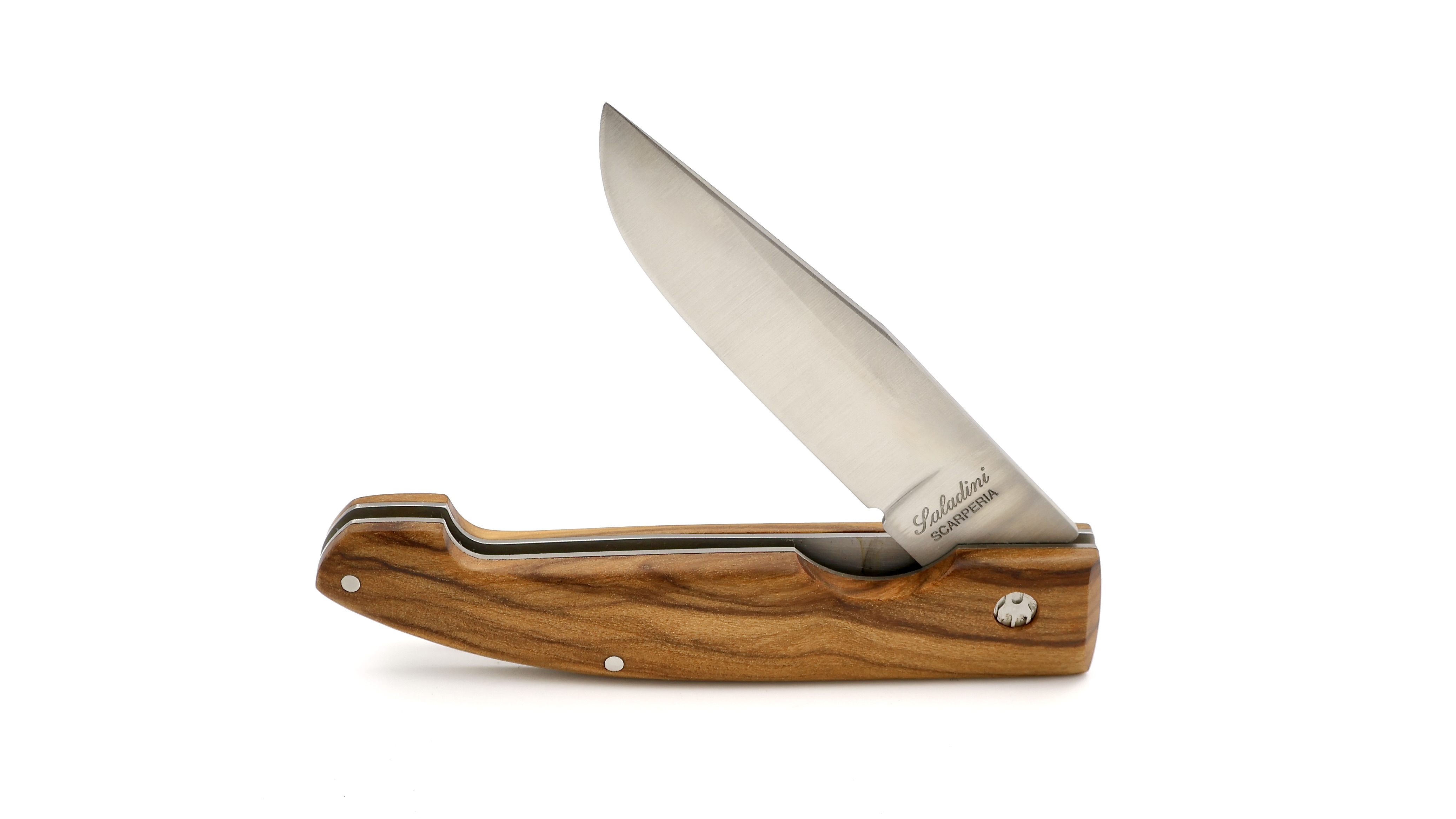 Saladini knife ZUAVA NEXT olive wood