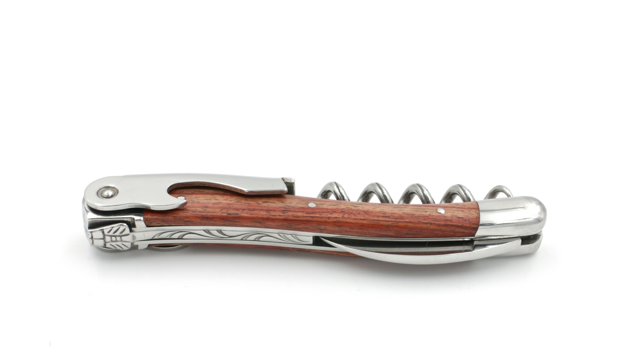 Château Laguiole CLASSIC Sommeliermesser Rosenholz