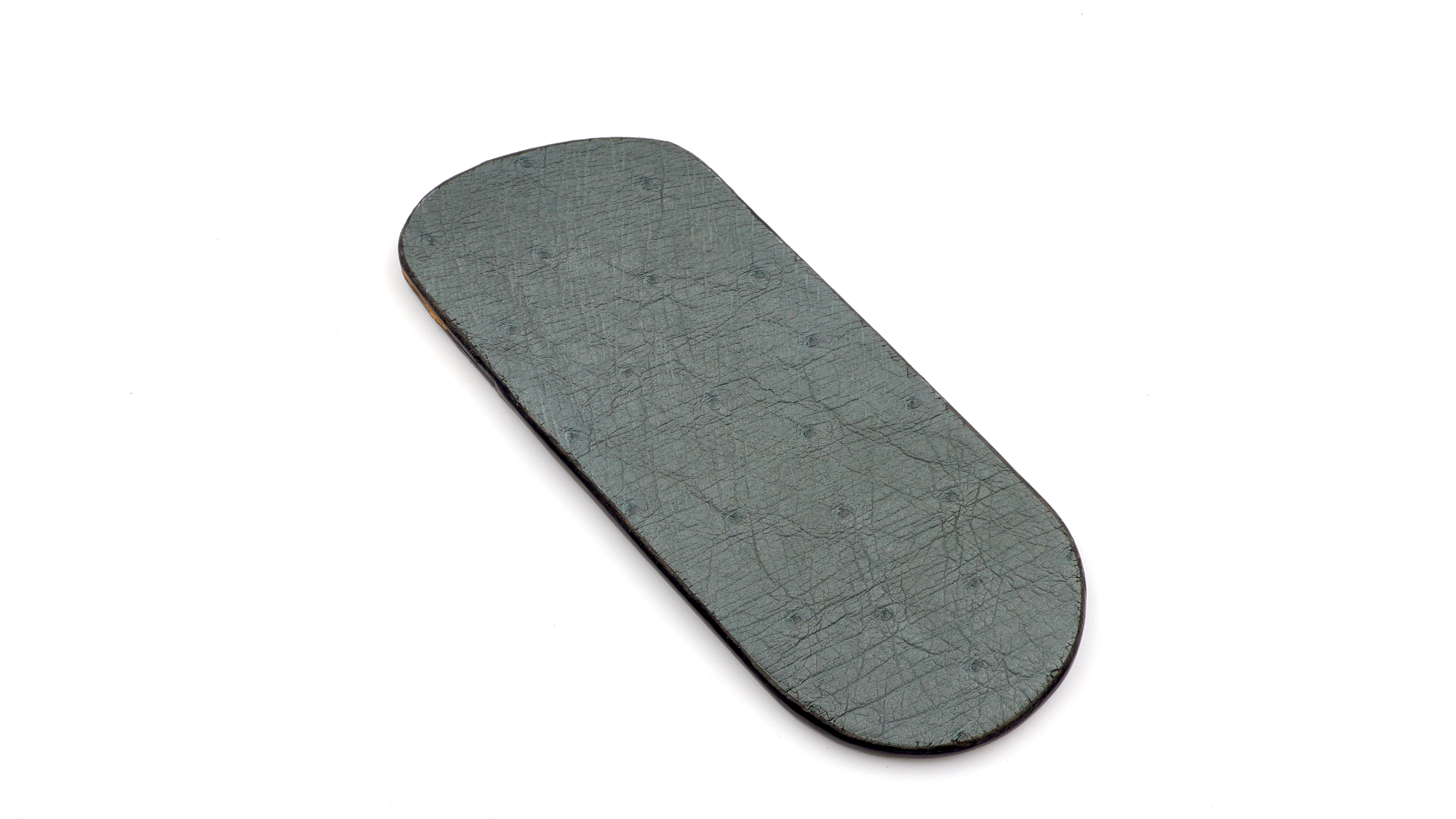 Atelier N°7 ostrichleather grey 14 cm