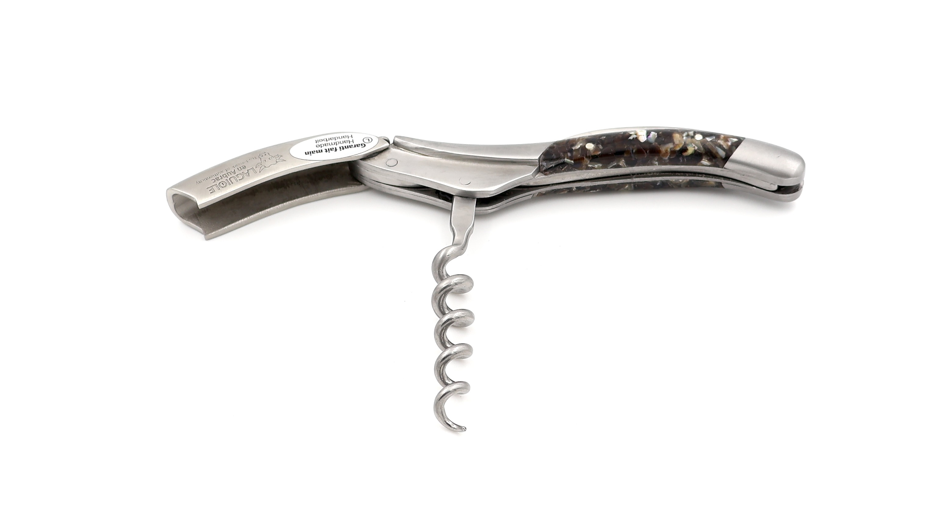 Laguiole en Aubrac Sommeliermesser Muschelschalen & Abalone