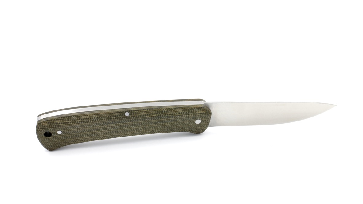 OTTER FINN green micarta 