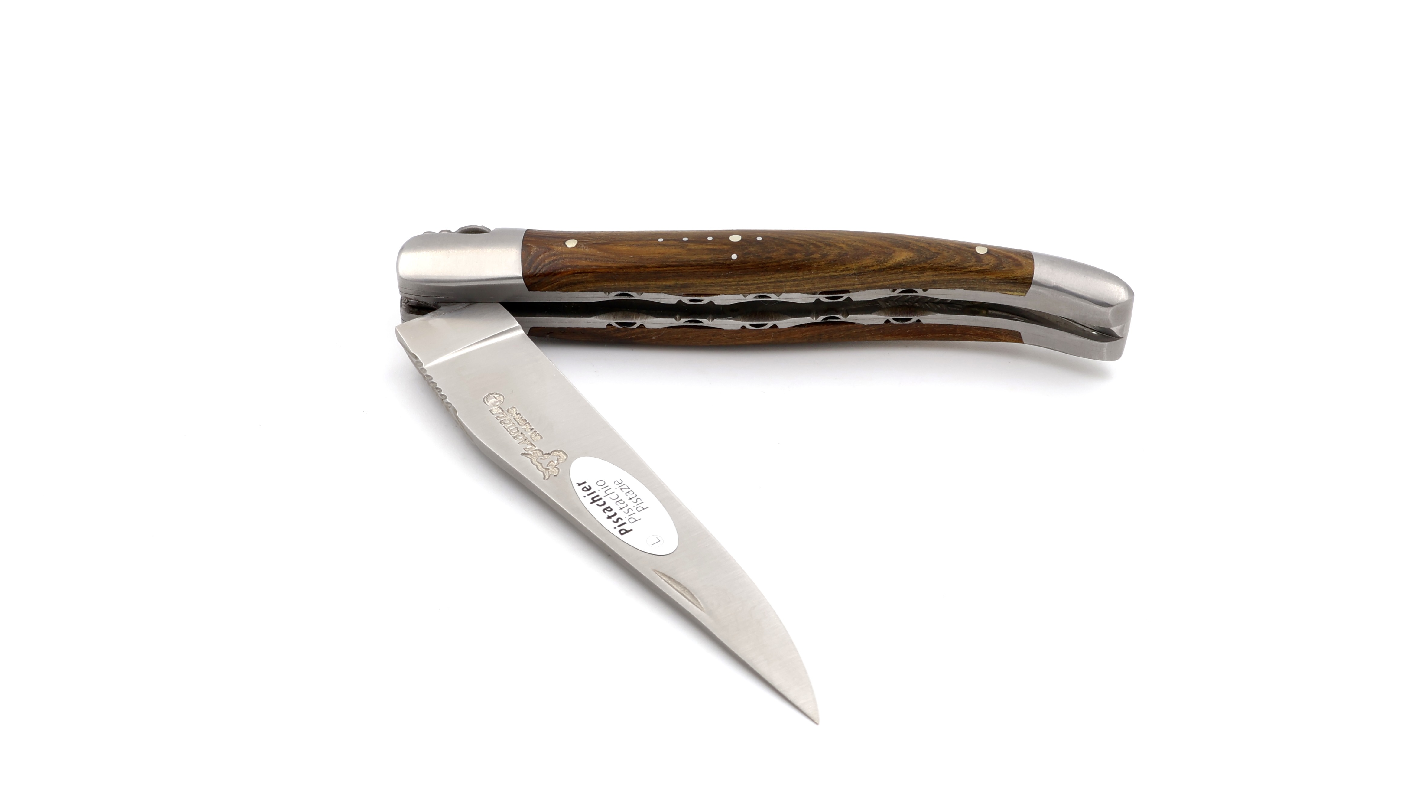 Laguiole en Aubrac Pistazie Doppelplatine 12 cm