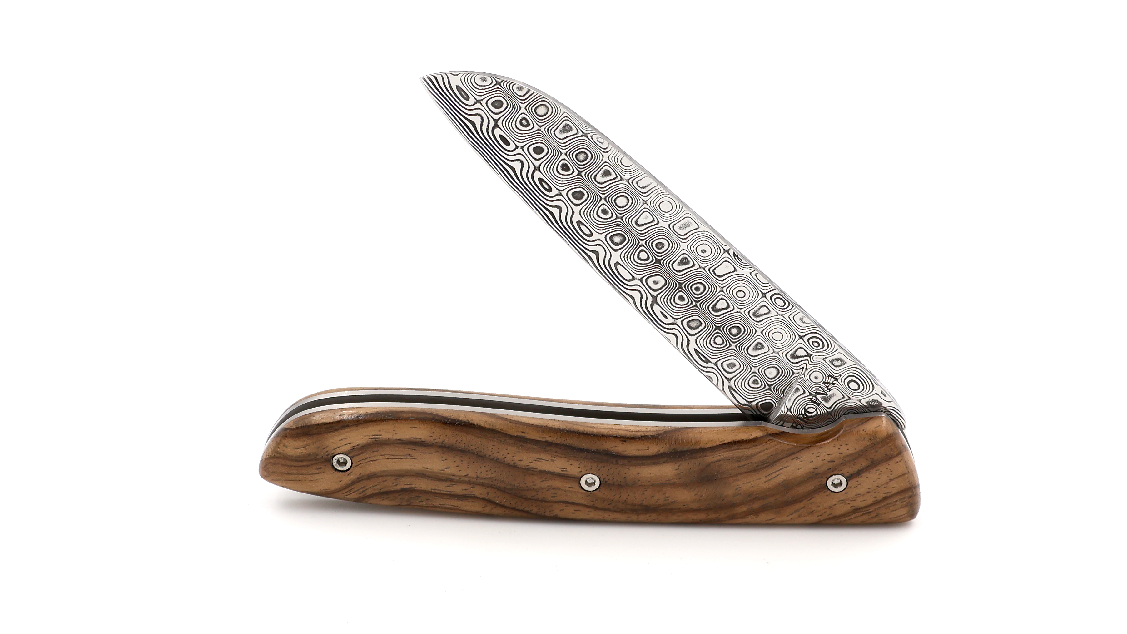 PERCEVAL L08 damascus walnut brulwood