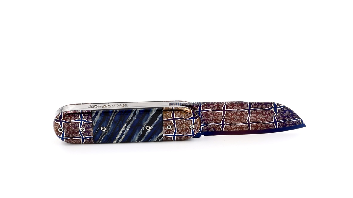 Philippe Soeuvre le BULL mammoth tusk damaskus blade 