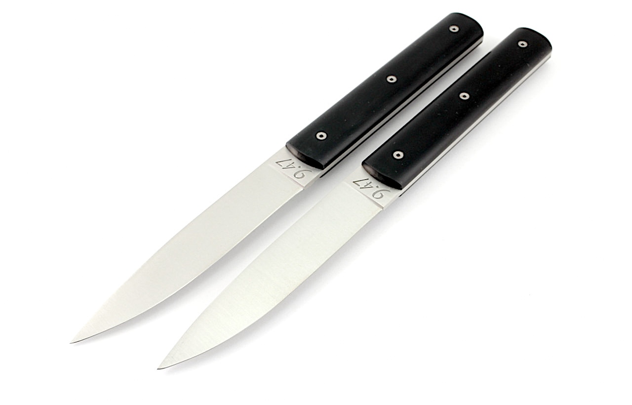 PERCEVAL 9.47 Steak knives black set of 4 or set of 2