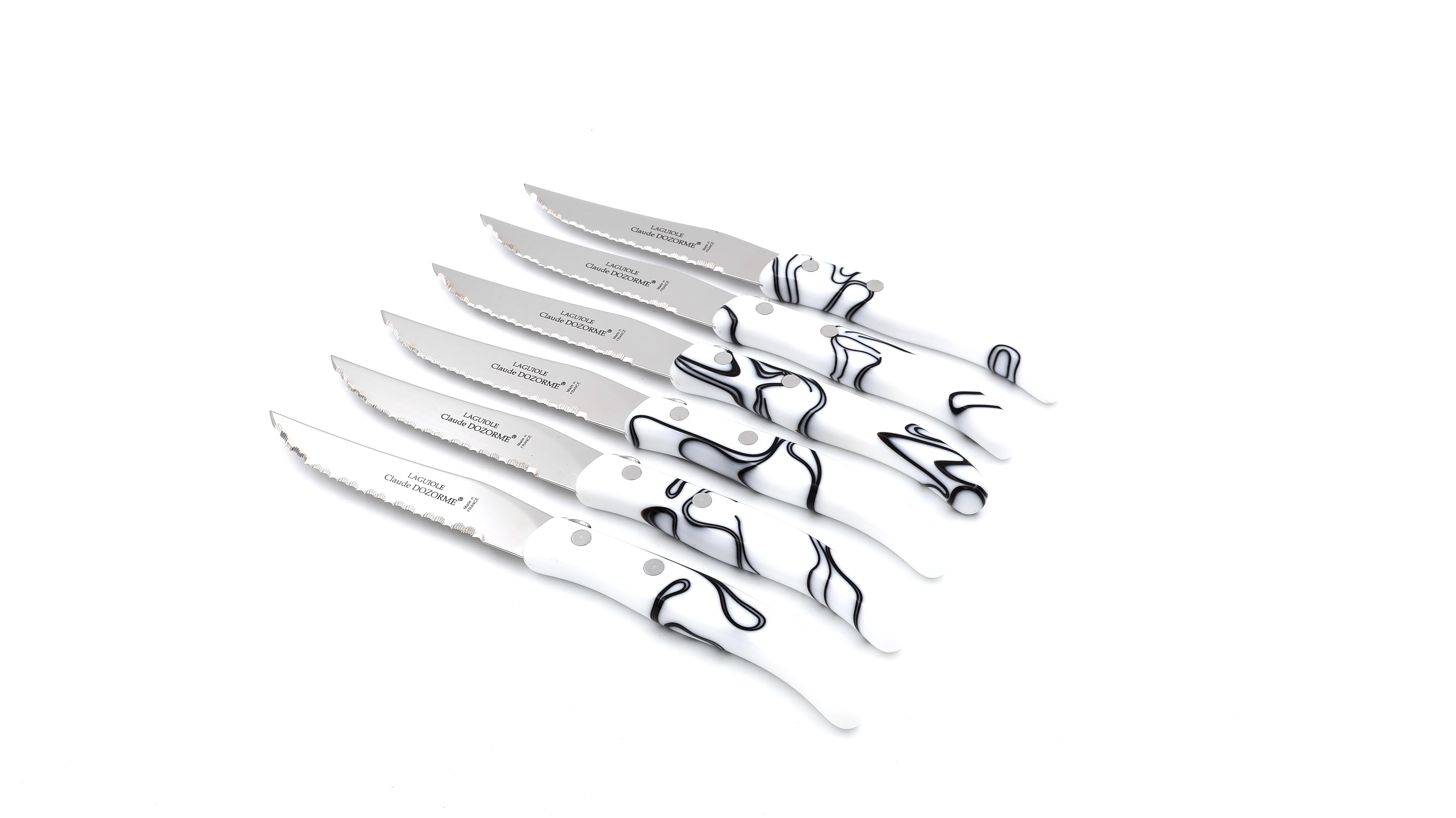 Claude DOZORME BERLINGOT Laguiole Steakknives Set of 6 