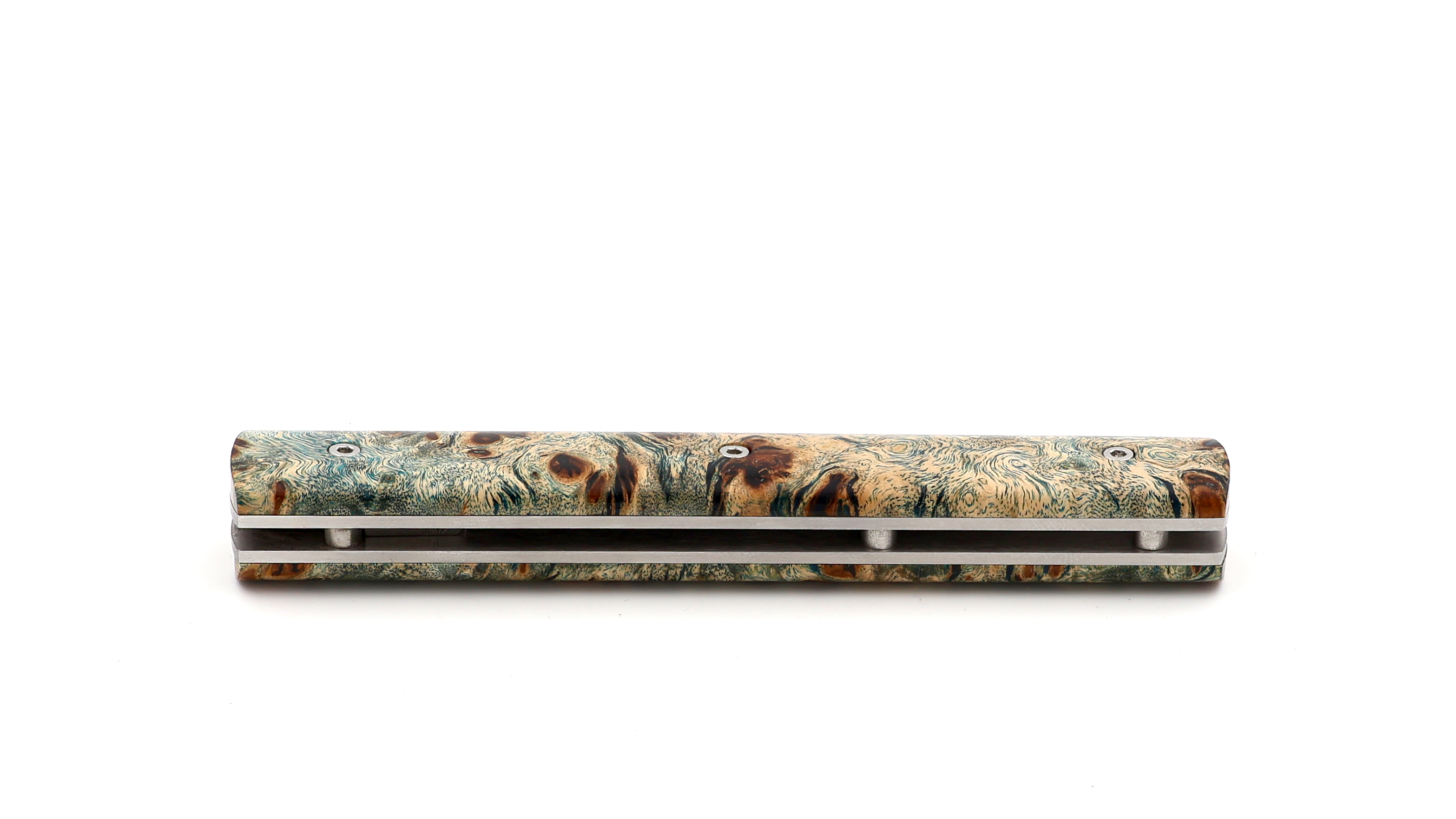 PERCEVAL Le Francais special edition damascus poplar burlwood