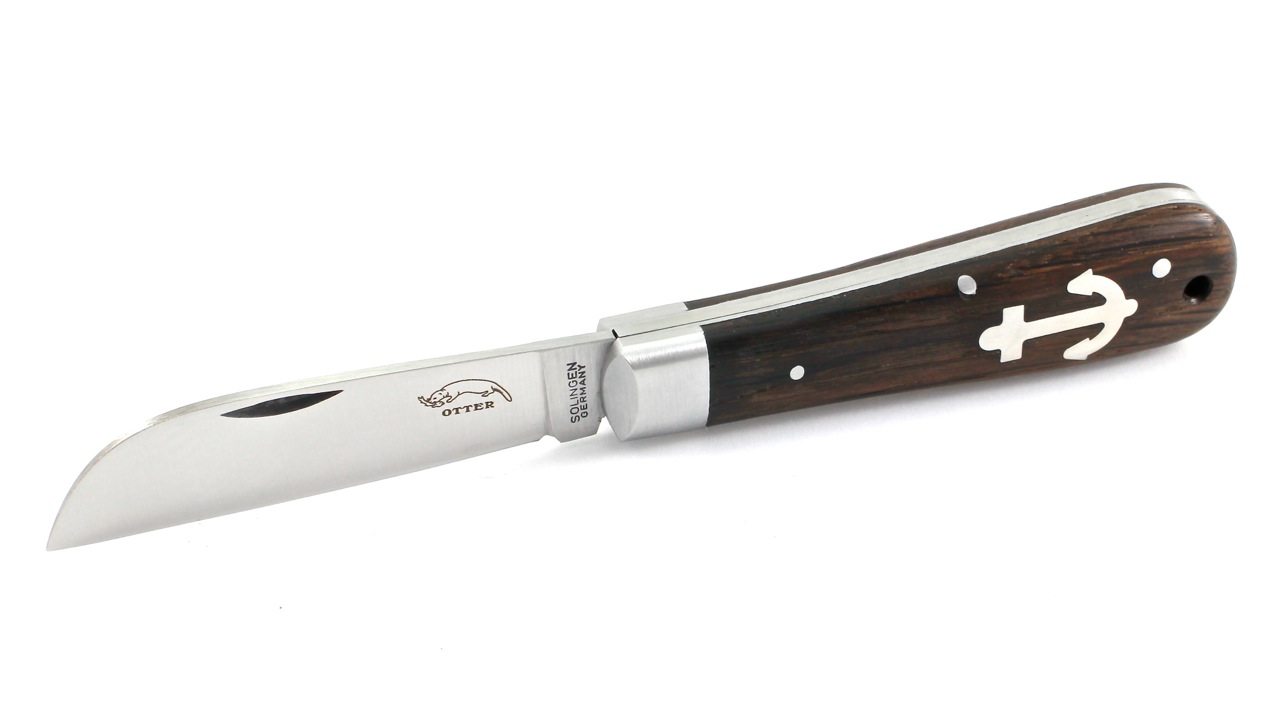 Anker-Rauchereiche-4 OTTER Anchor knife smoked oak with strap hole