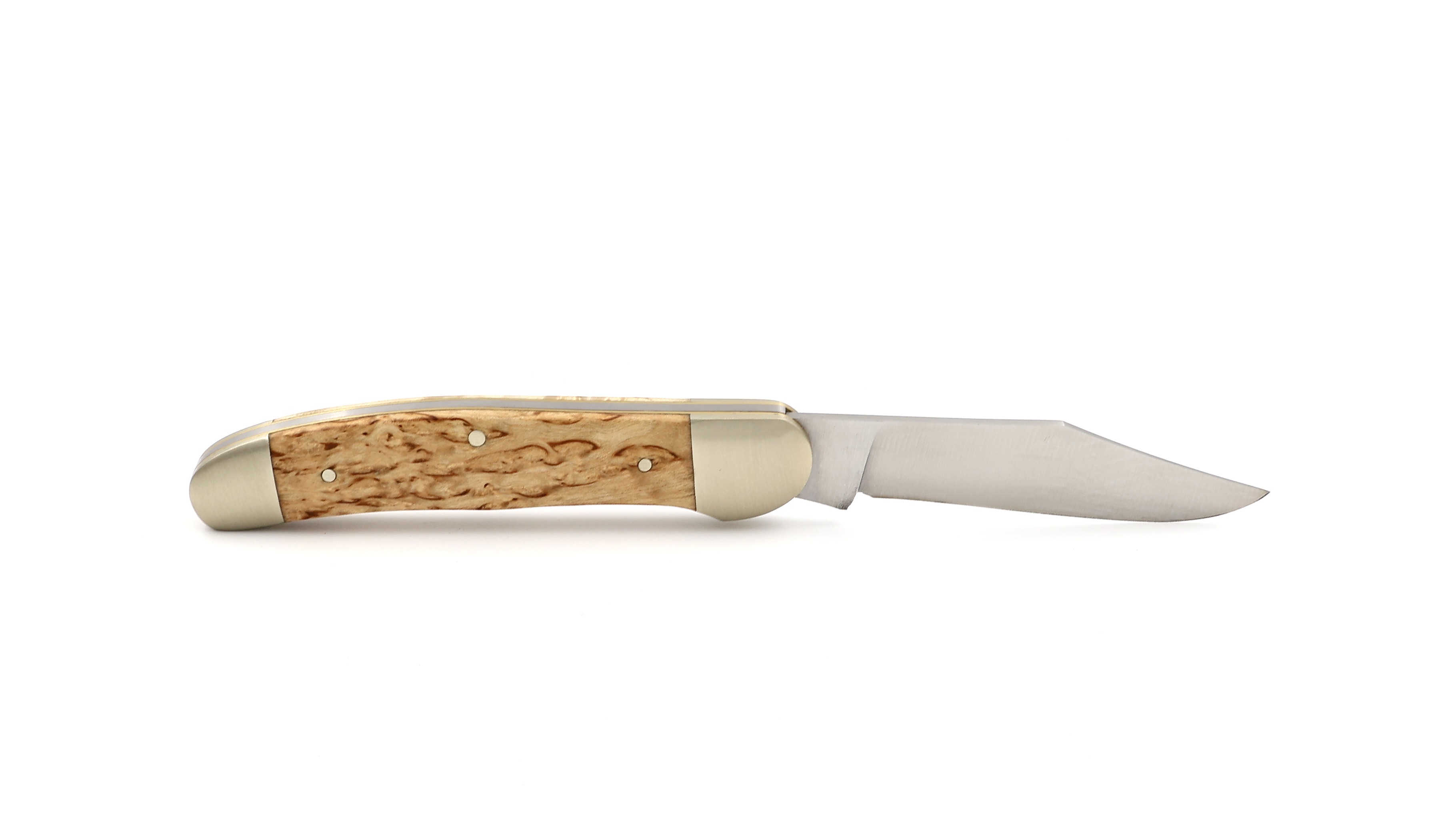 Robert Klaas US-Copperhead knife birch wood carbon blade