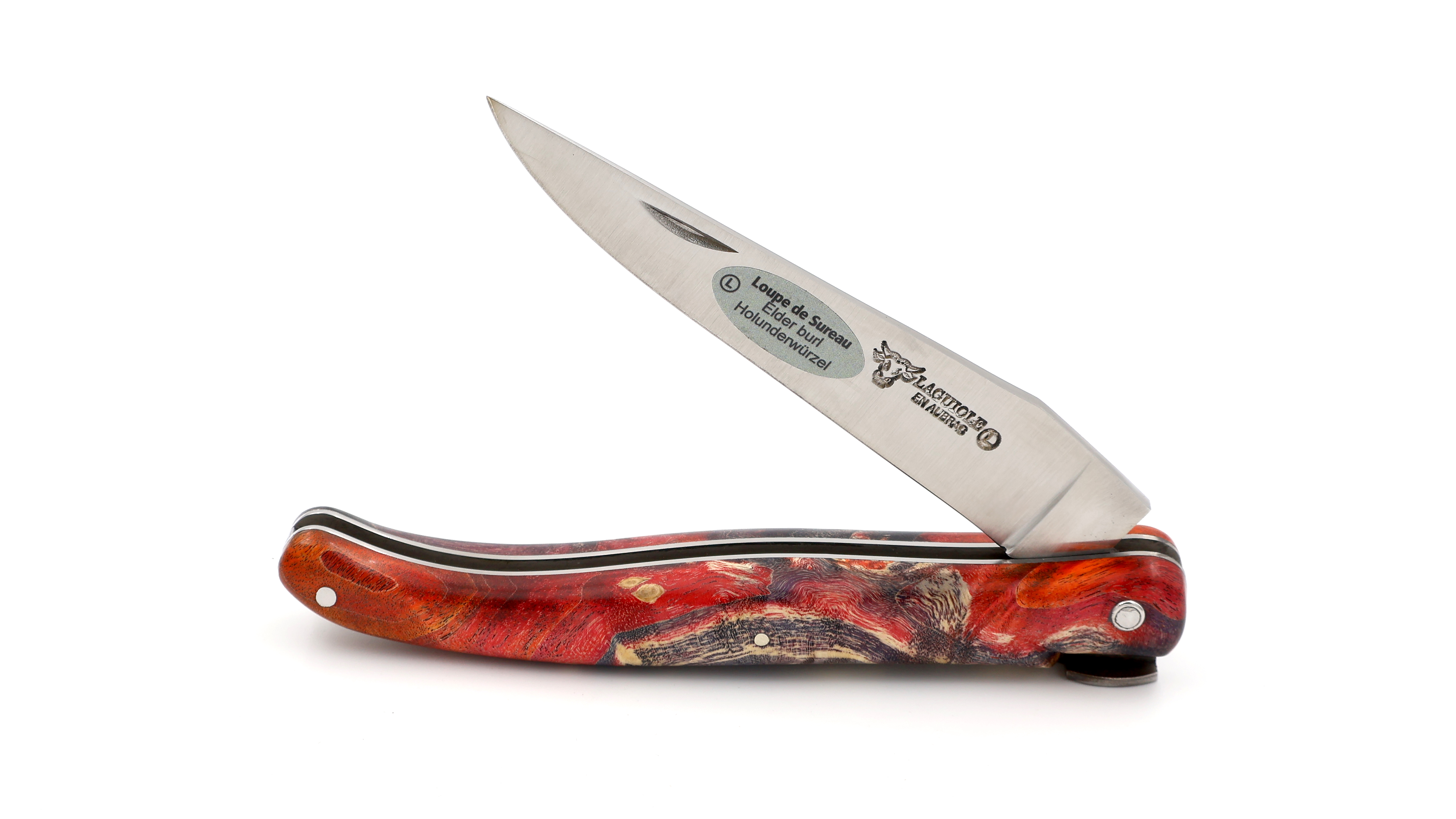 Laguiole en Aubrac Biene URKNALL Holunder Wurzelholz 12 cm