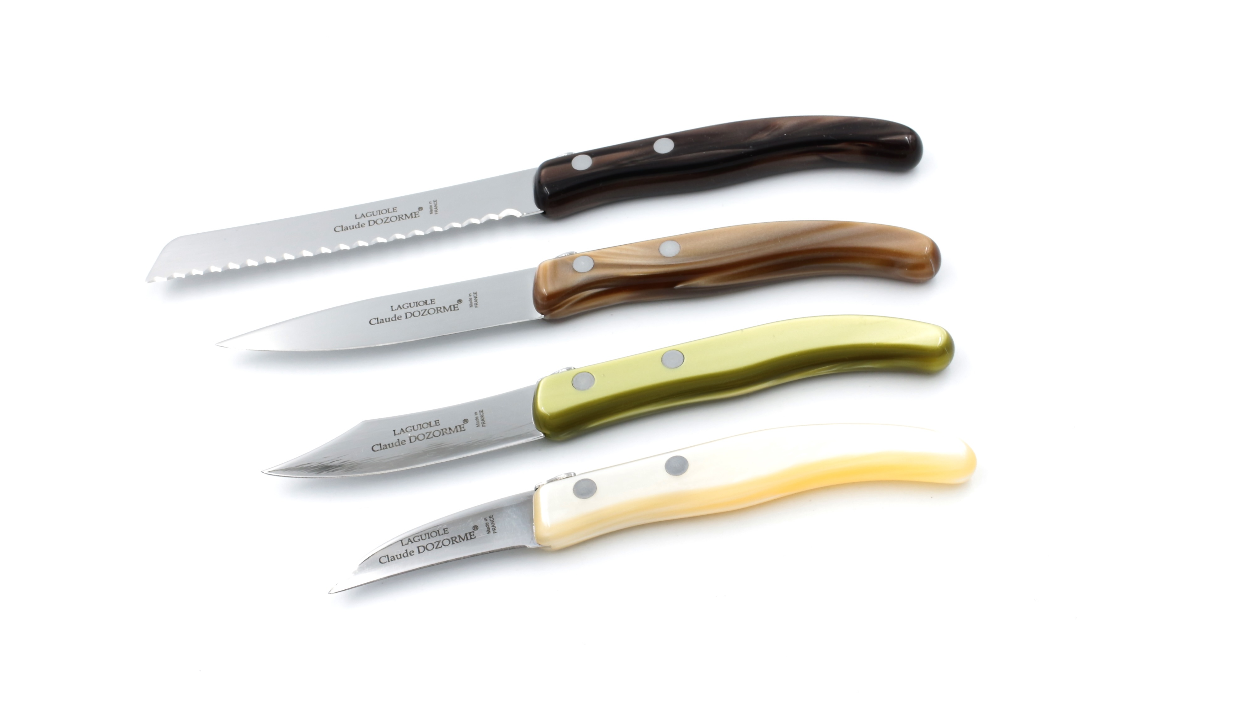 Claude DOZORME BERLINGOT kleines Küchenmesser Set 4-tlg.  