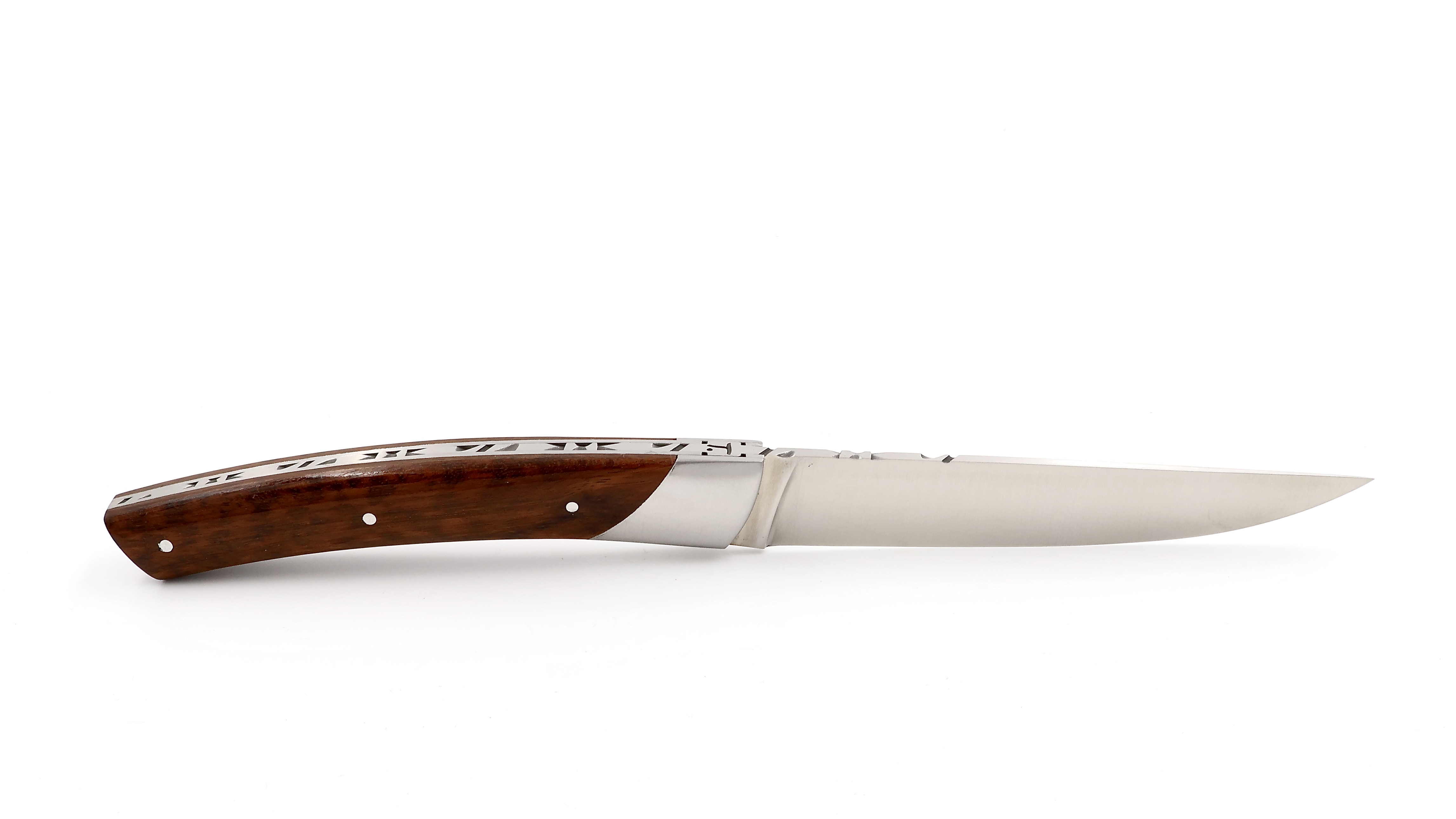 Chambriard Thiers steak knife snake wood