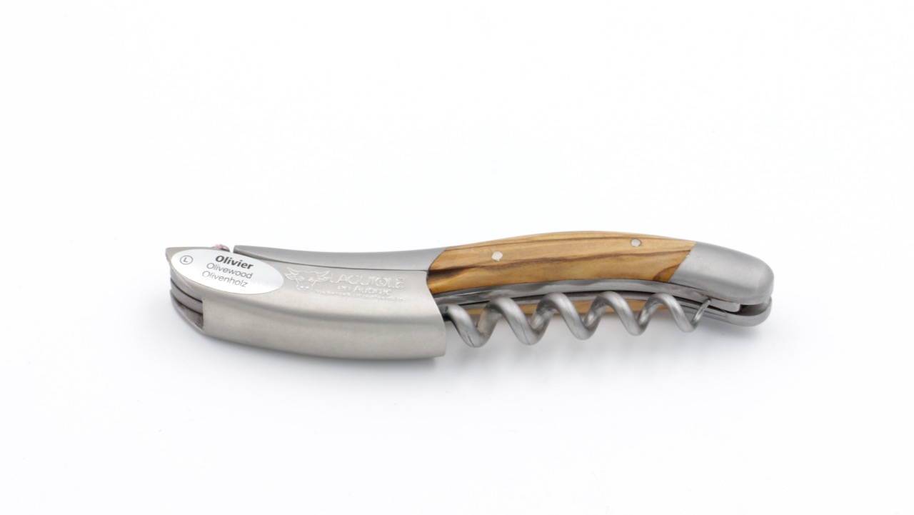 Laguiole en Aubrac Laguiole Sommelier knife Olive  wood