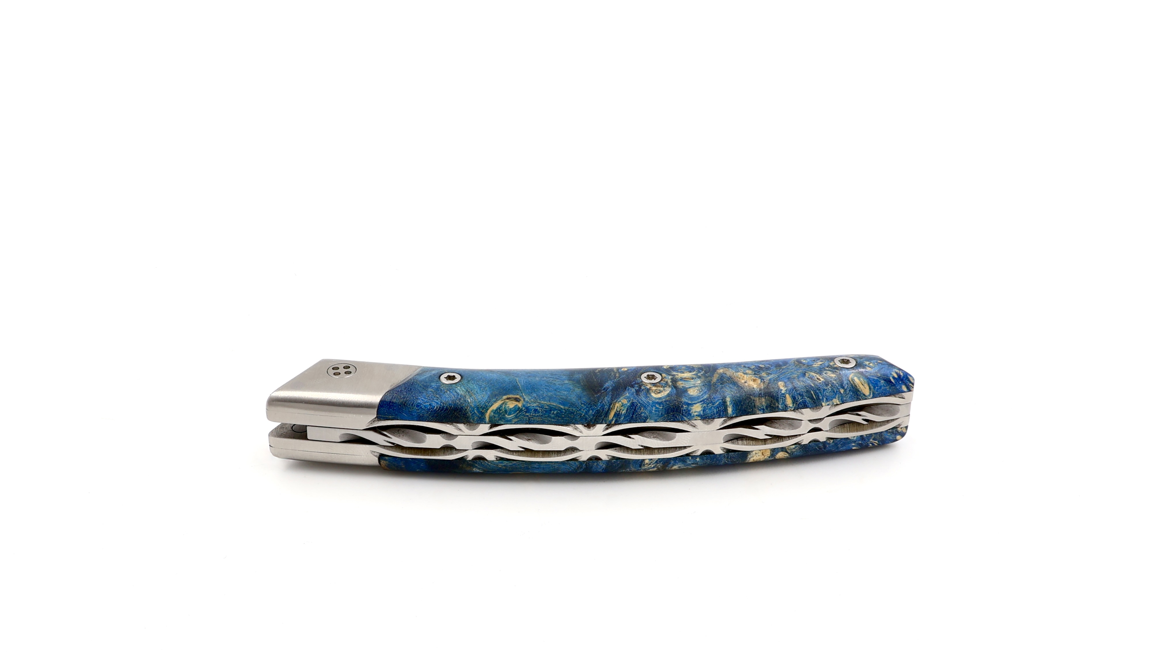 Claude DOZORME Thiers RLT maple burl VG10 damascus blade Claude DOZORME Thiers RLT maple burl VG10 damascus blade