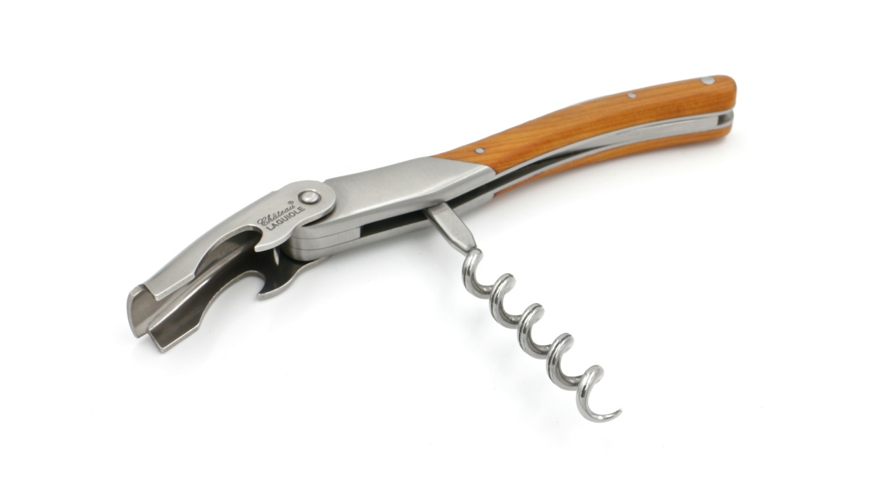 Château Laguiole wine opener GRAND CRU VERSAILLES yew wood