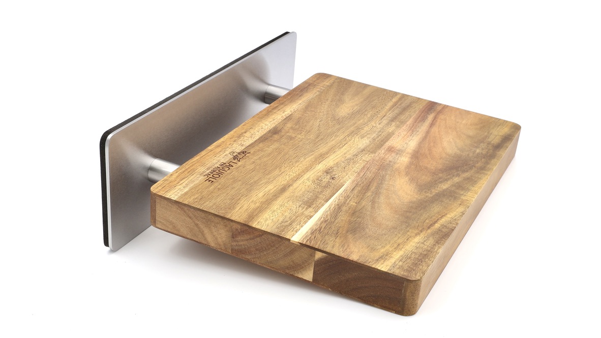 Laguiole en Aubrac magnetischer Messerblock für Steakmesser oder Kochmesser Akazie