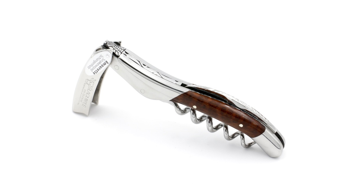 Laguiole en Aubrac Laguiole Sommelier knife Amourette/Snakewood