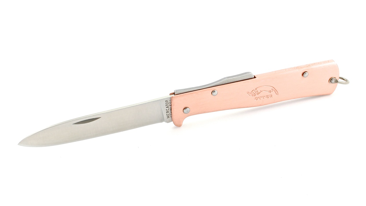Mercator-Kupfer-Gross OTTER MERCATOR Messer groß Kupfer
