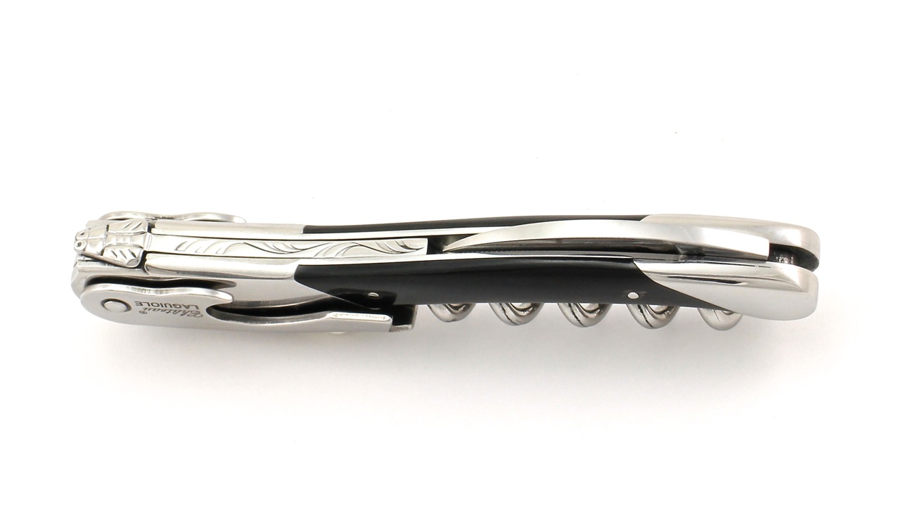 Château Laguiole wine opener GRAND CRU buffalo horn